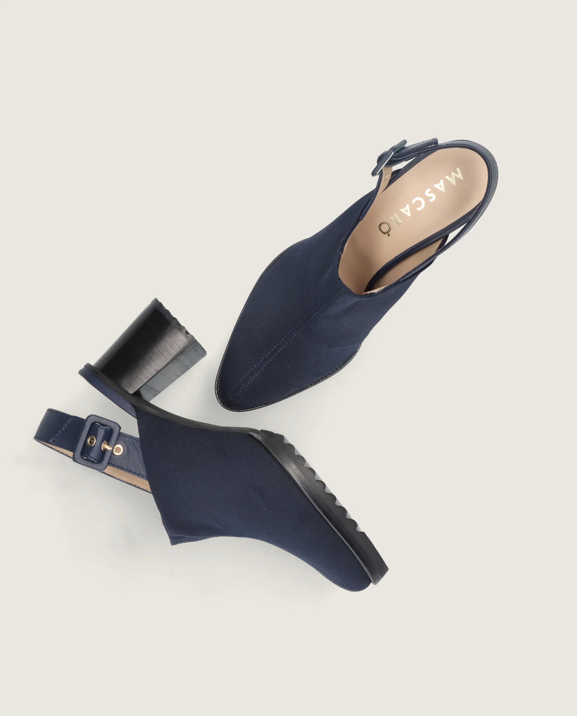 Mules Julie Azules Tejidos - Image 4