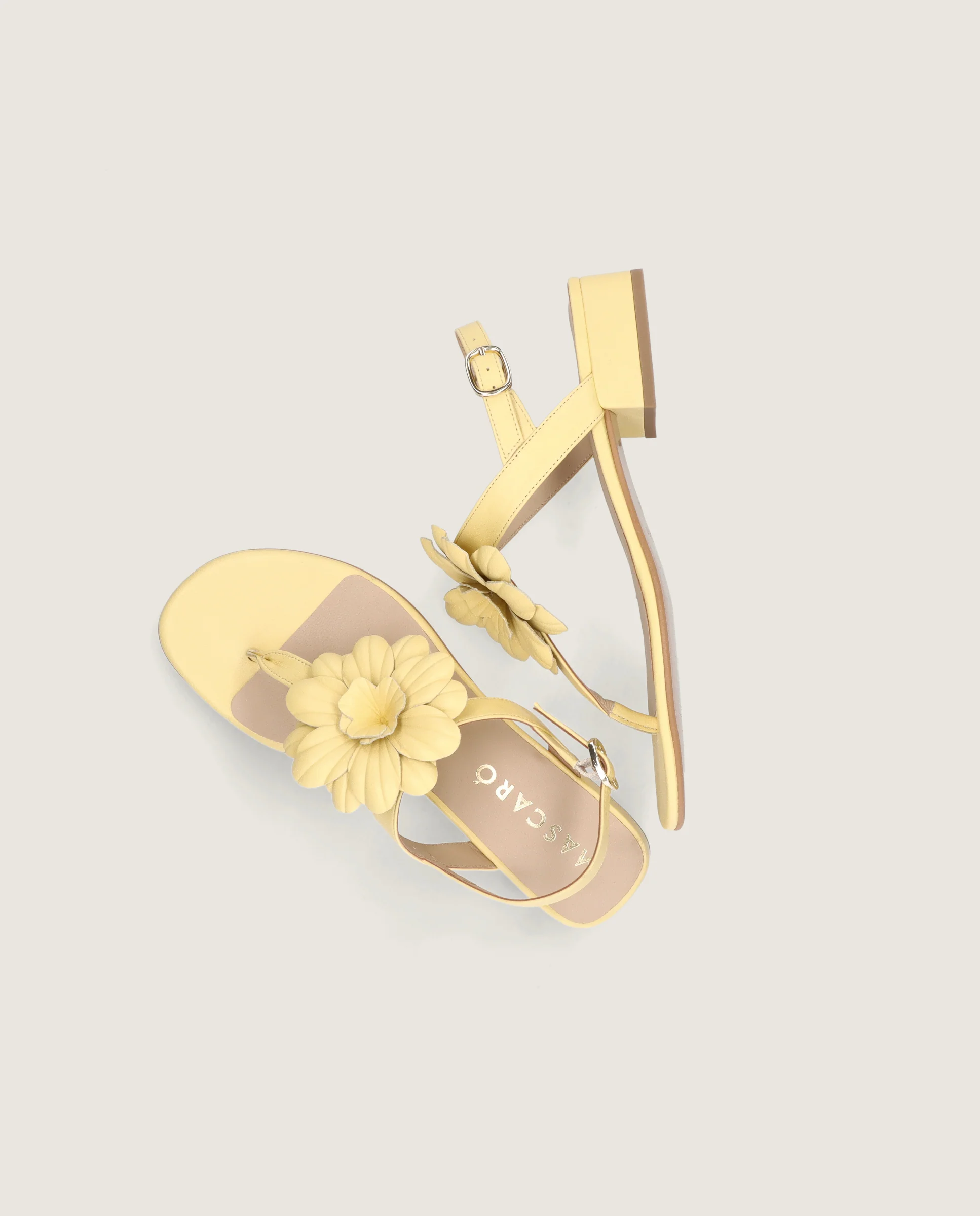 Sandalias Amelie Amarillos Piel - Image 4