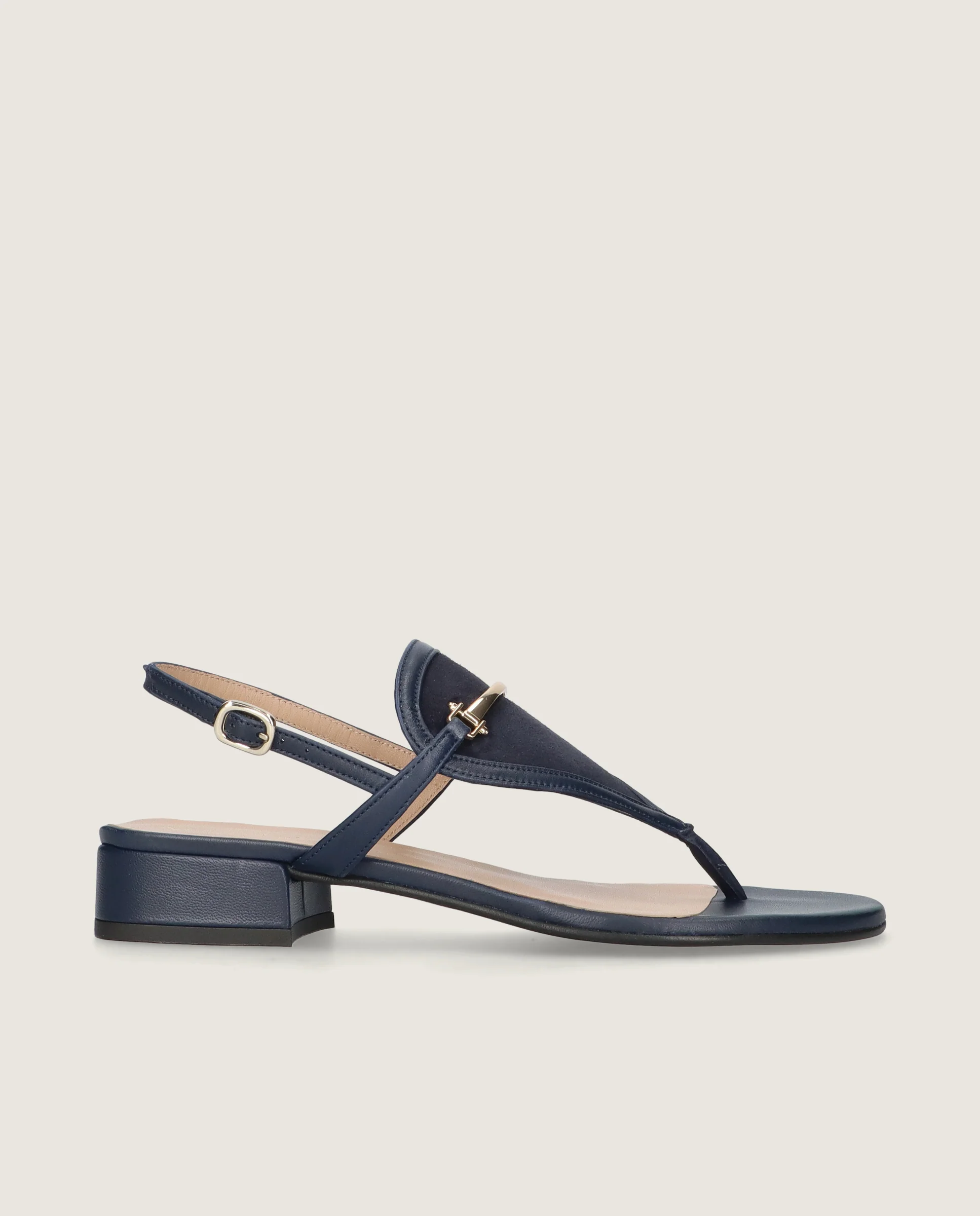 Sandalias Amelie Azules Piel - Image 3
