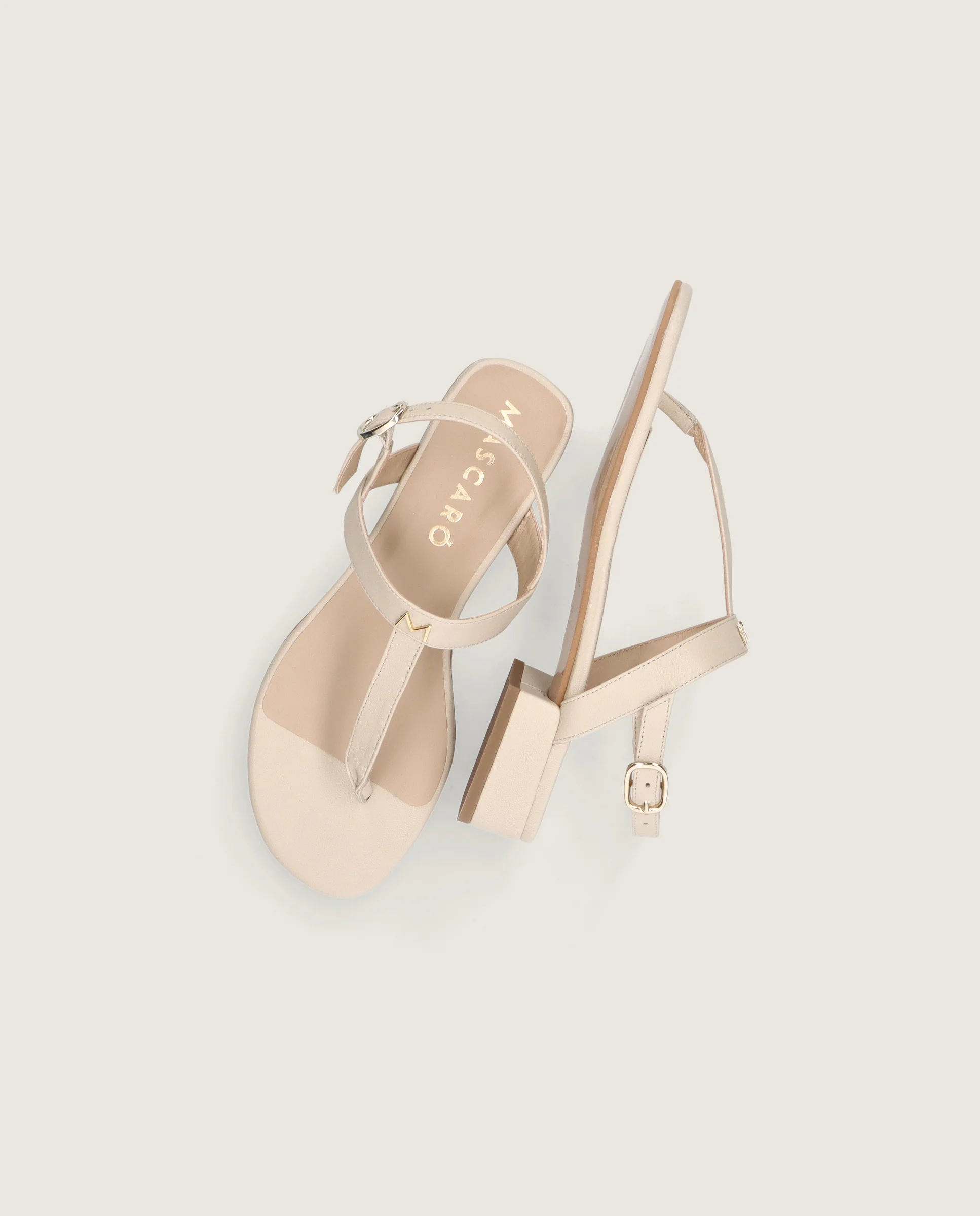 Sandalias Amelie Blancos Piel - Image 5