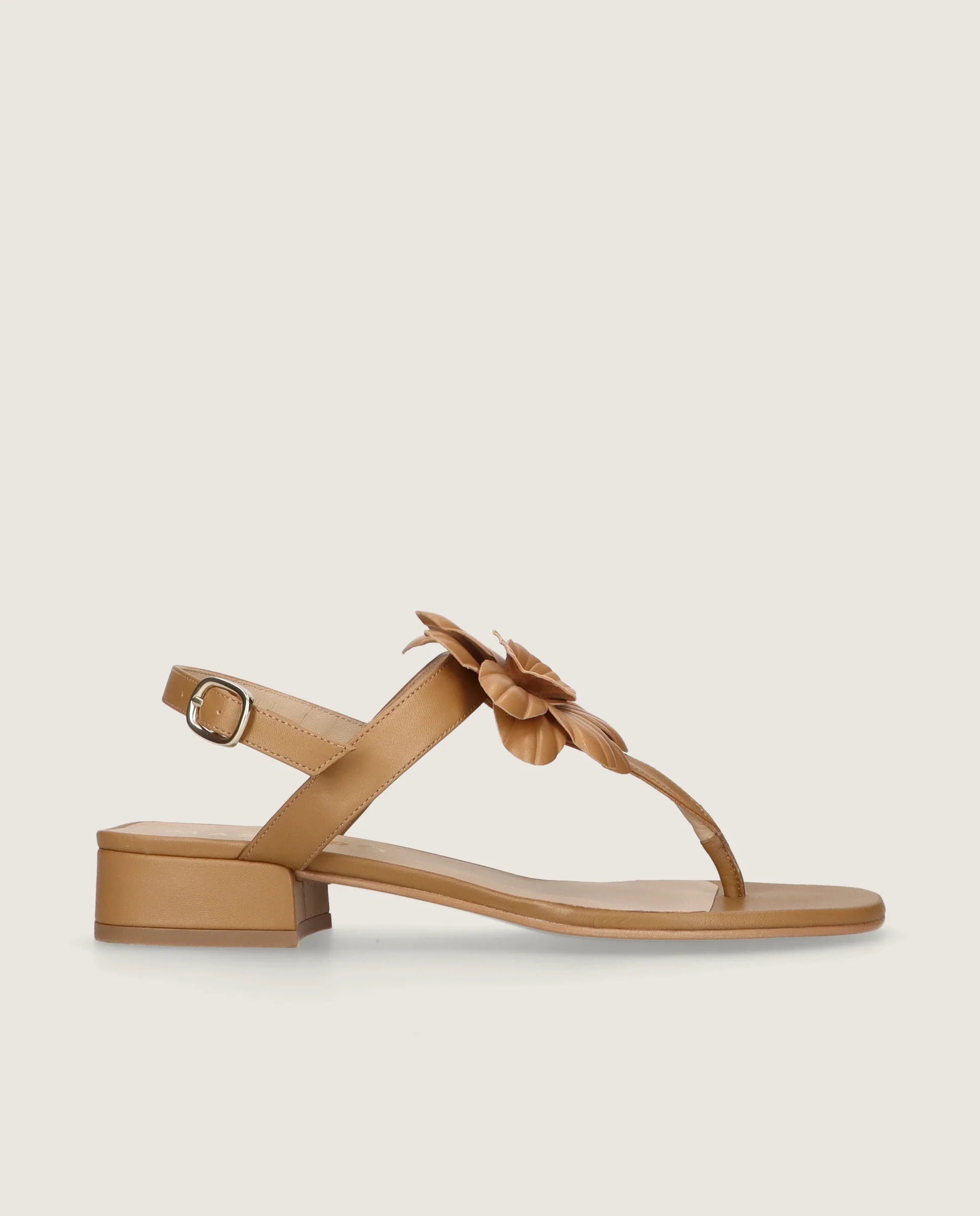 Sandalias Amelie Marrones Piel - Image 3