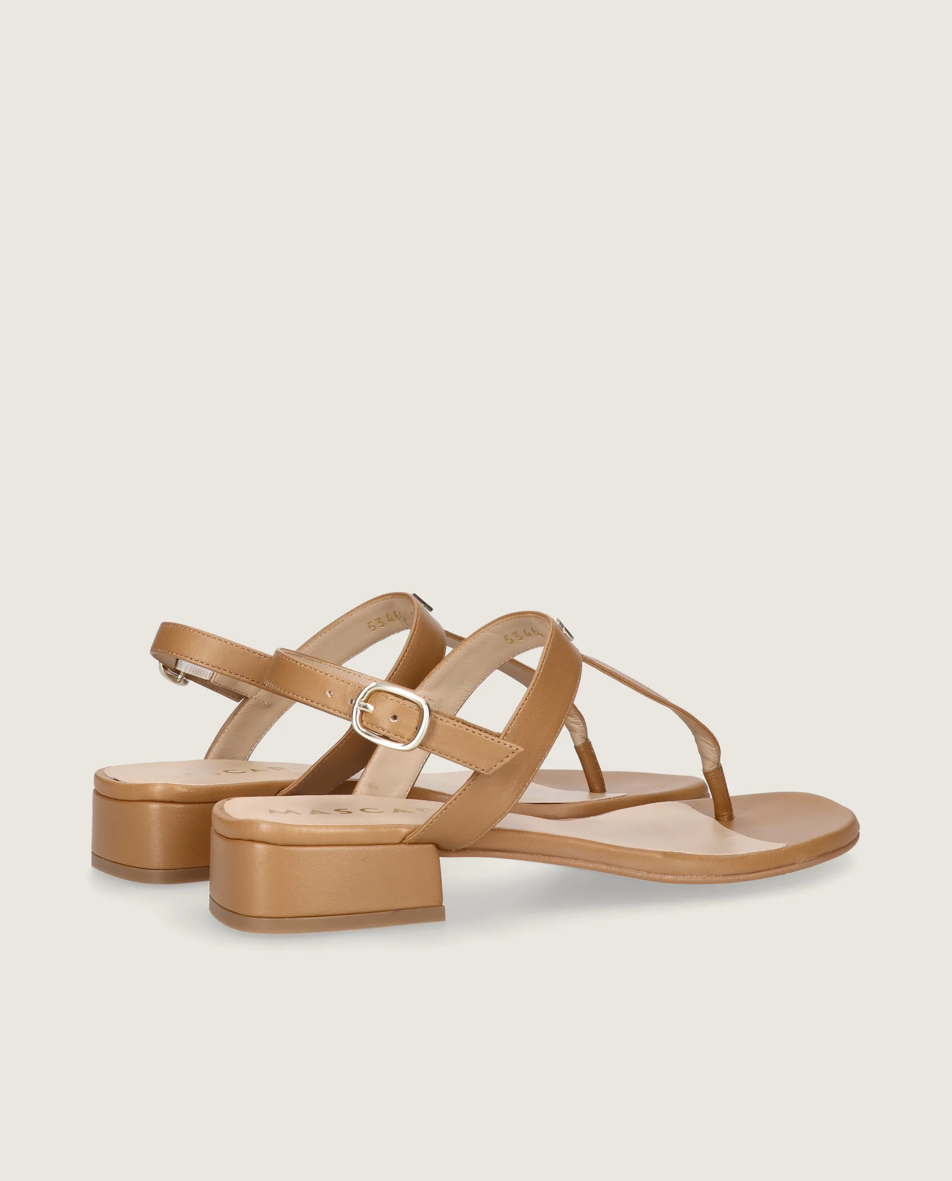 Sandalias Amelie Marrones Piel - Image 4