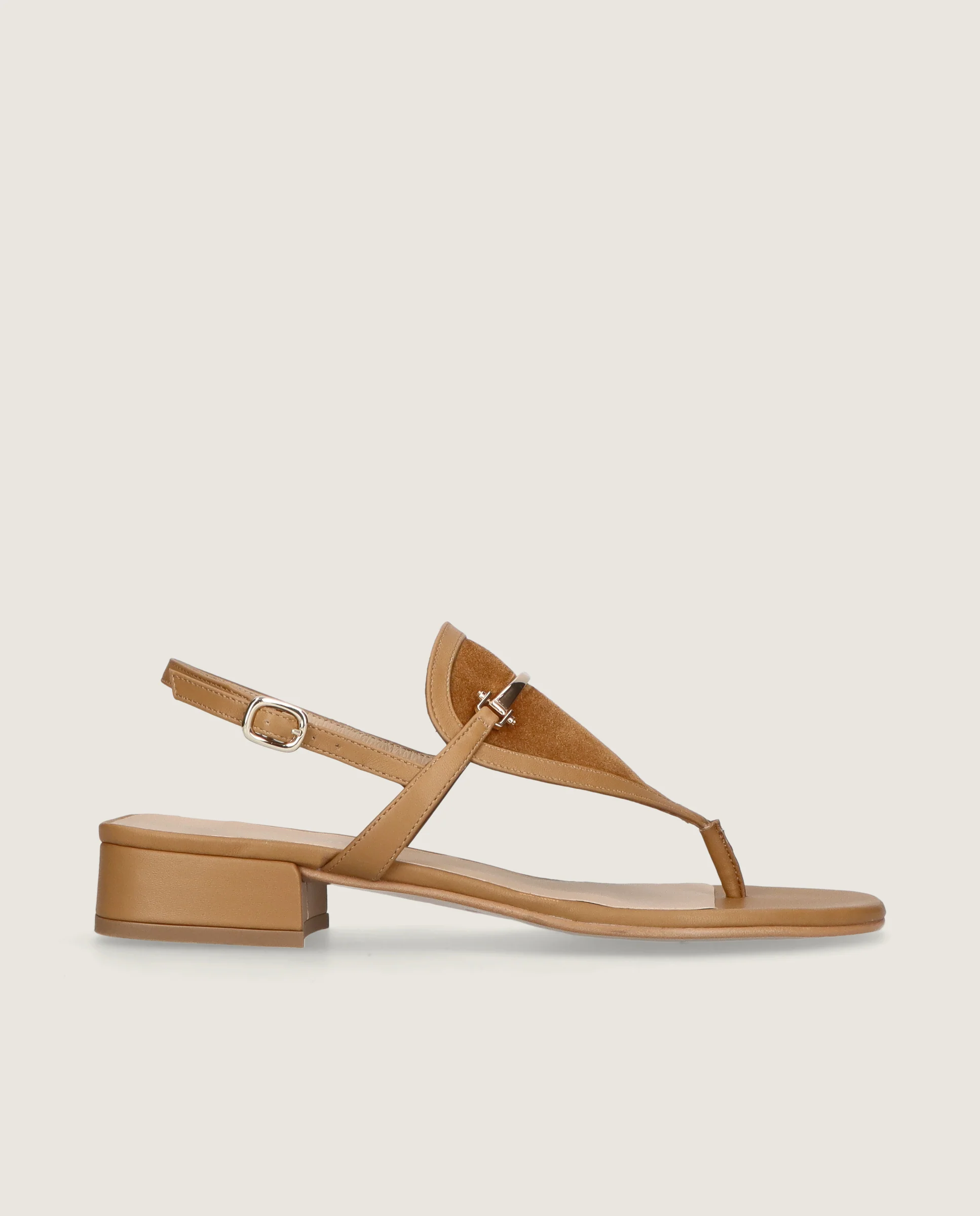 Sandalias Amelie Marrones Piel - Image 3