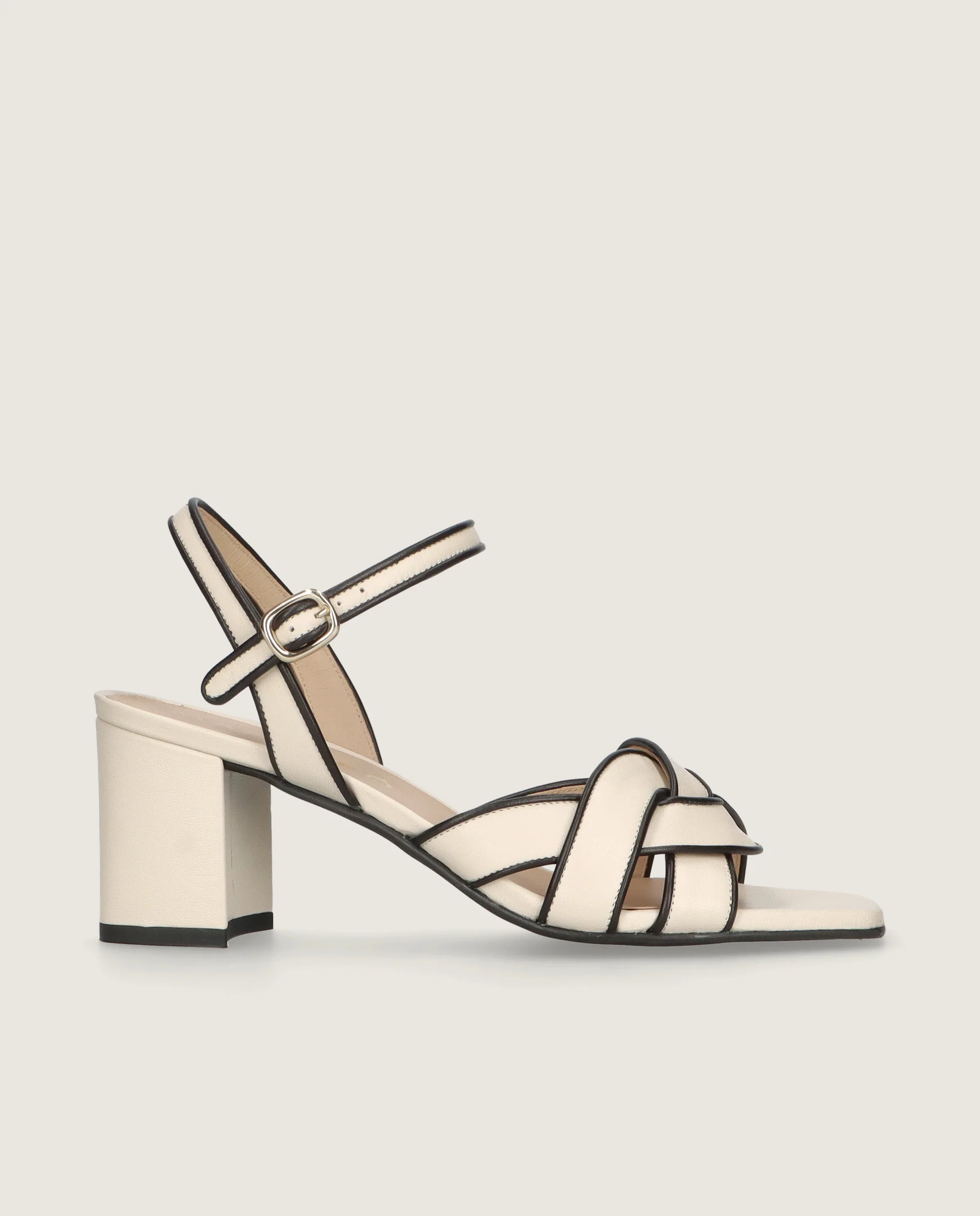 Sandalias Annie Blancos Piel - Image 3