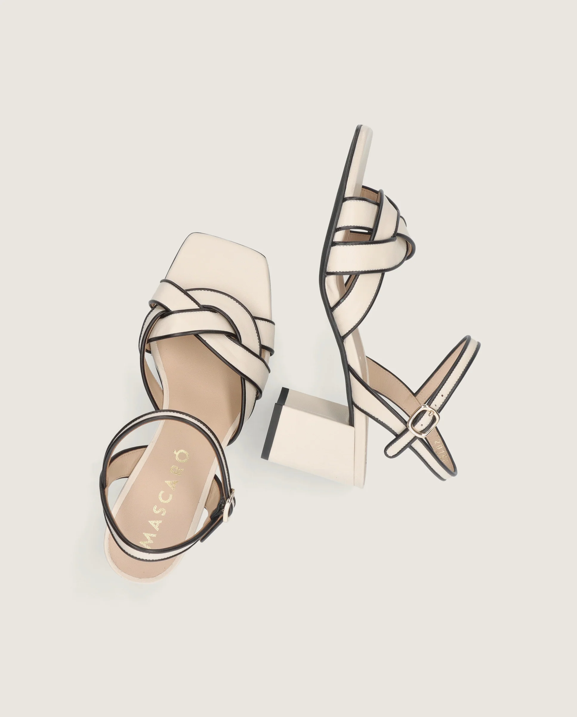 Sandalias Annie Blancos Piel - Image 4