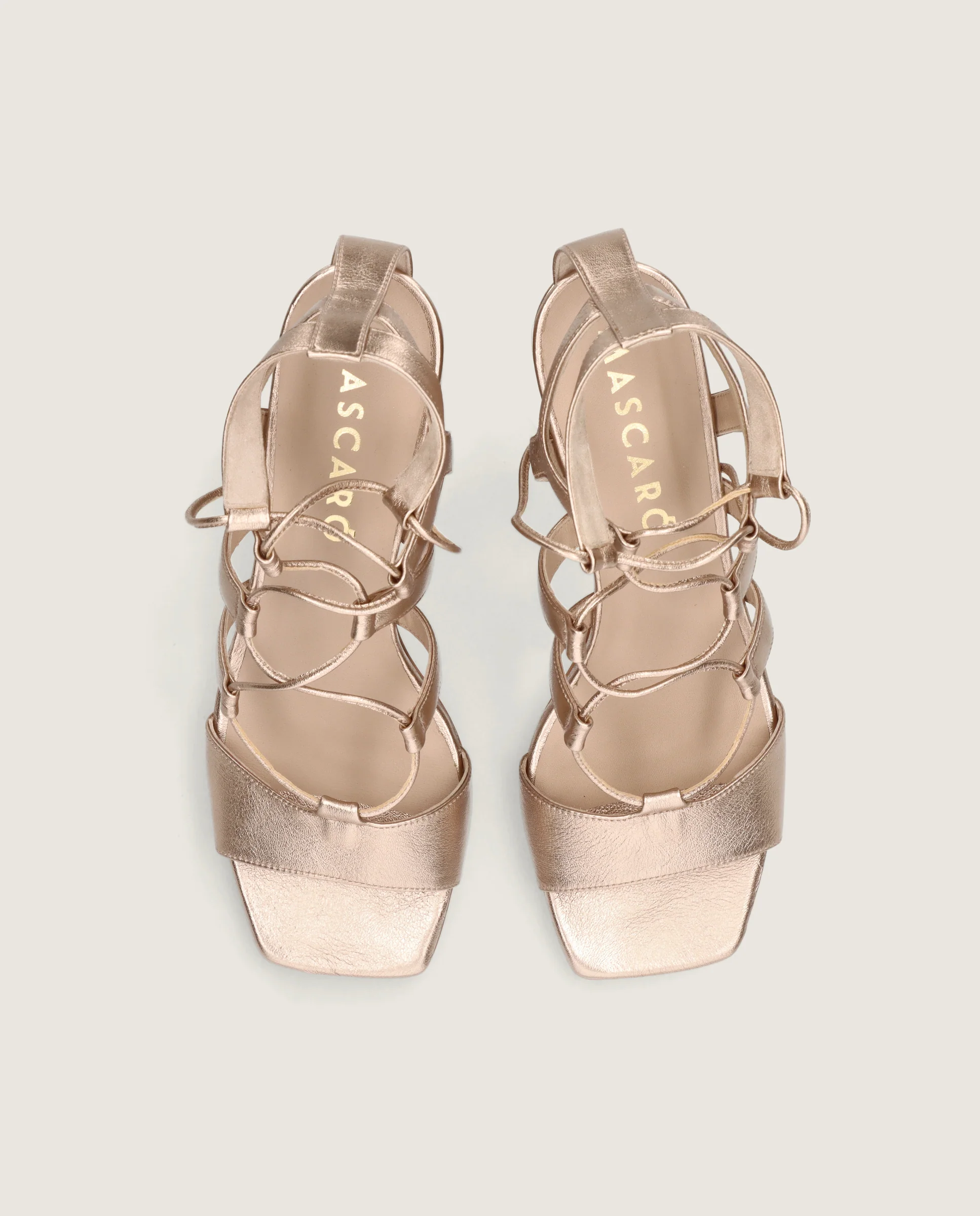 Sandalias Annie Dorados Pieles metalizadas - Image 2