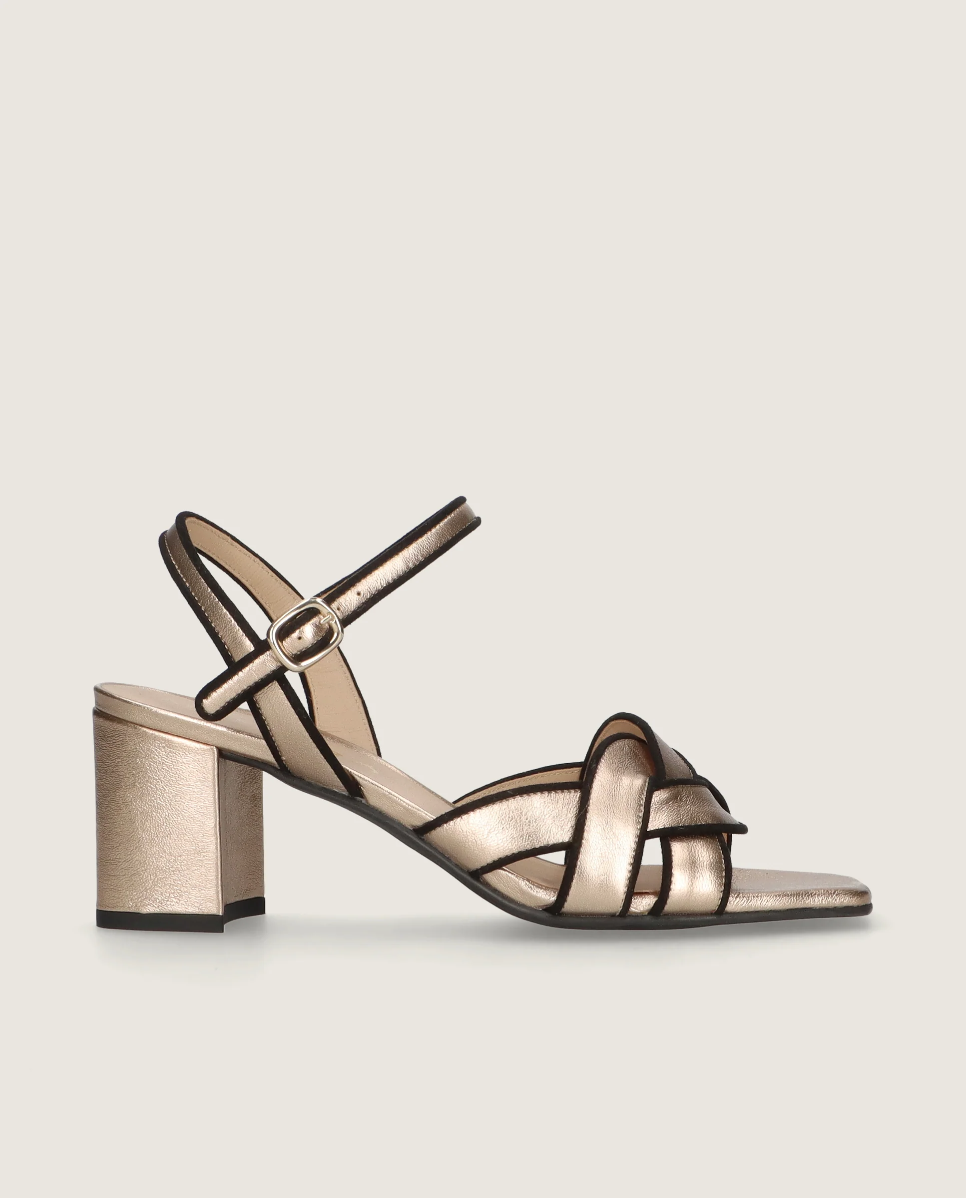 Sandalias Annie Dorados Pieles metalizadas - Image 3