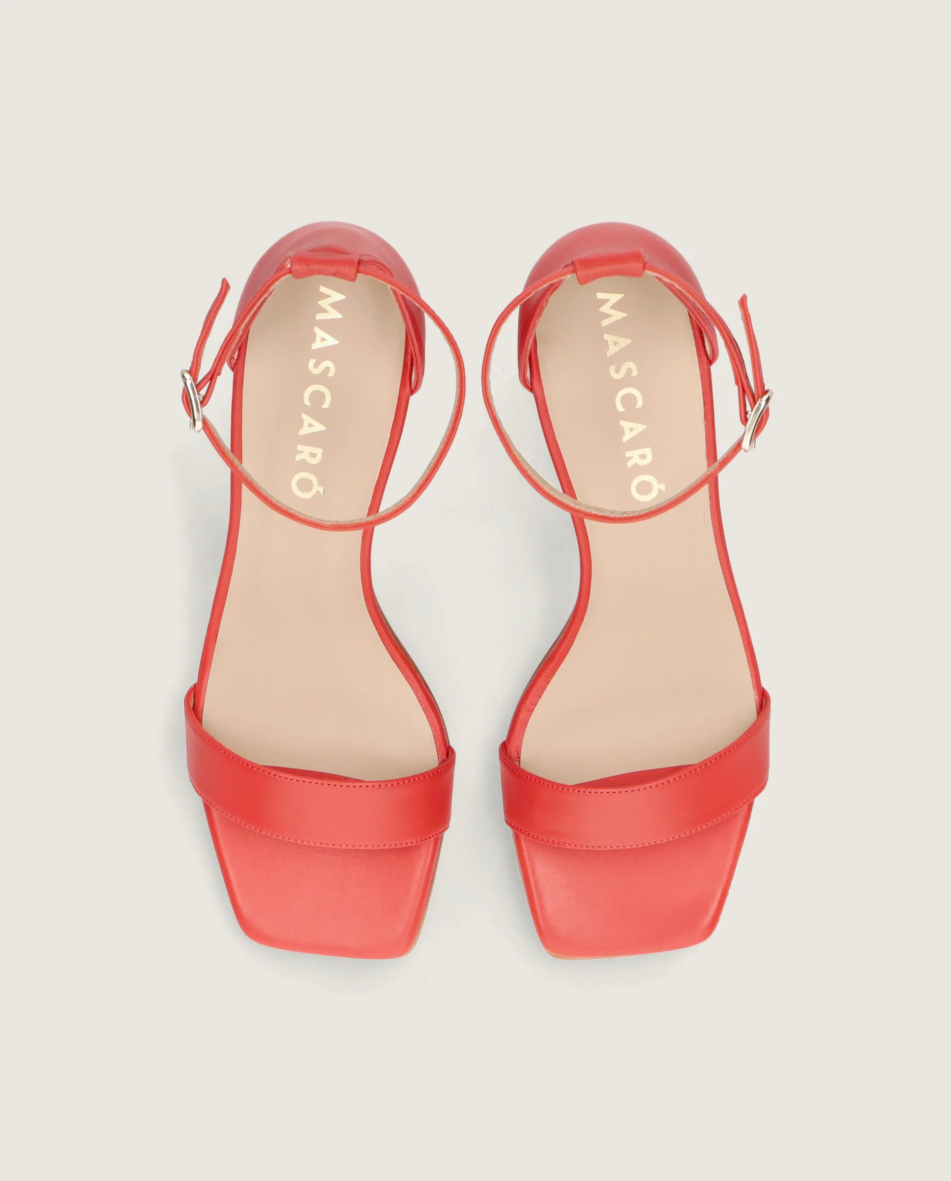 Sandalias Annie Rojos Piel - Image 2