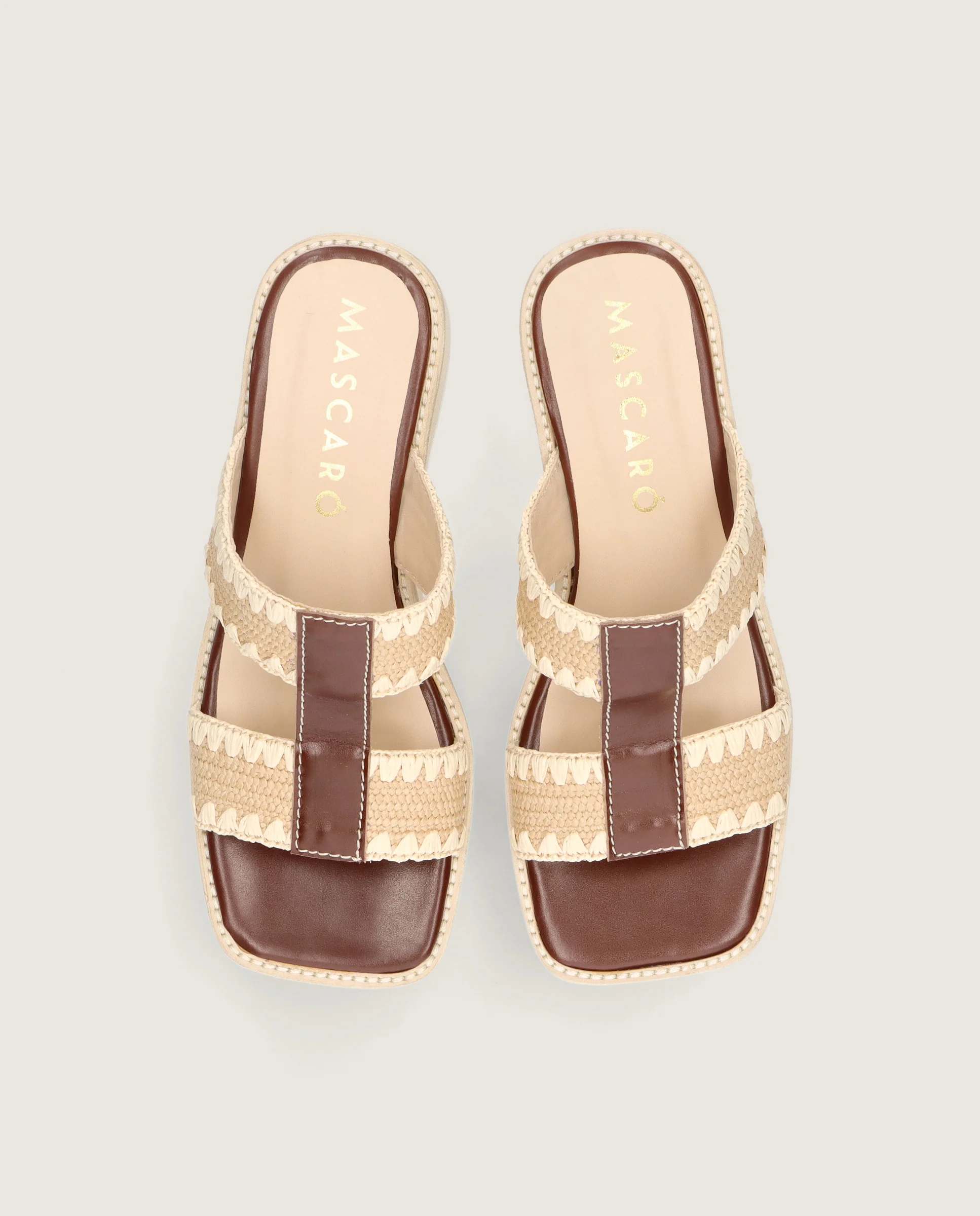 Sandalias Ariana Marrones Piel - Image 2