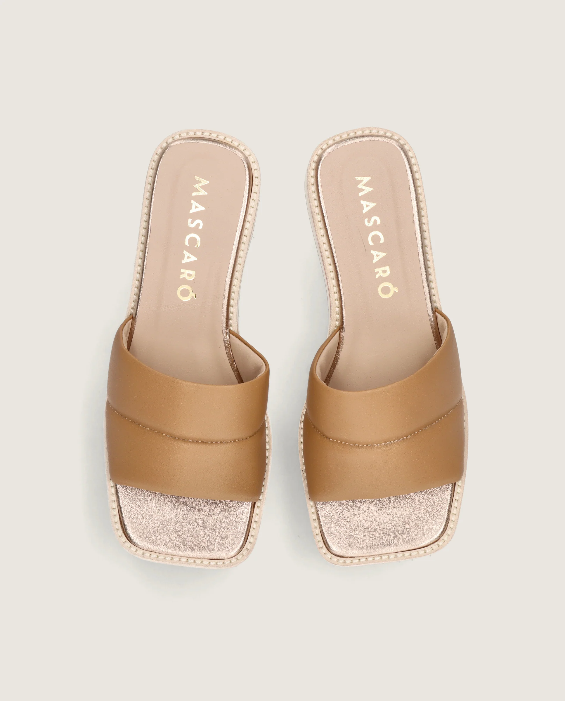 Sandalias Ariana Marrones Piel - Image 2