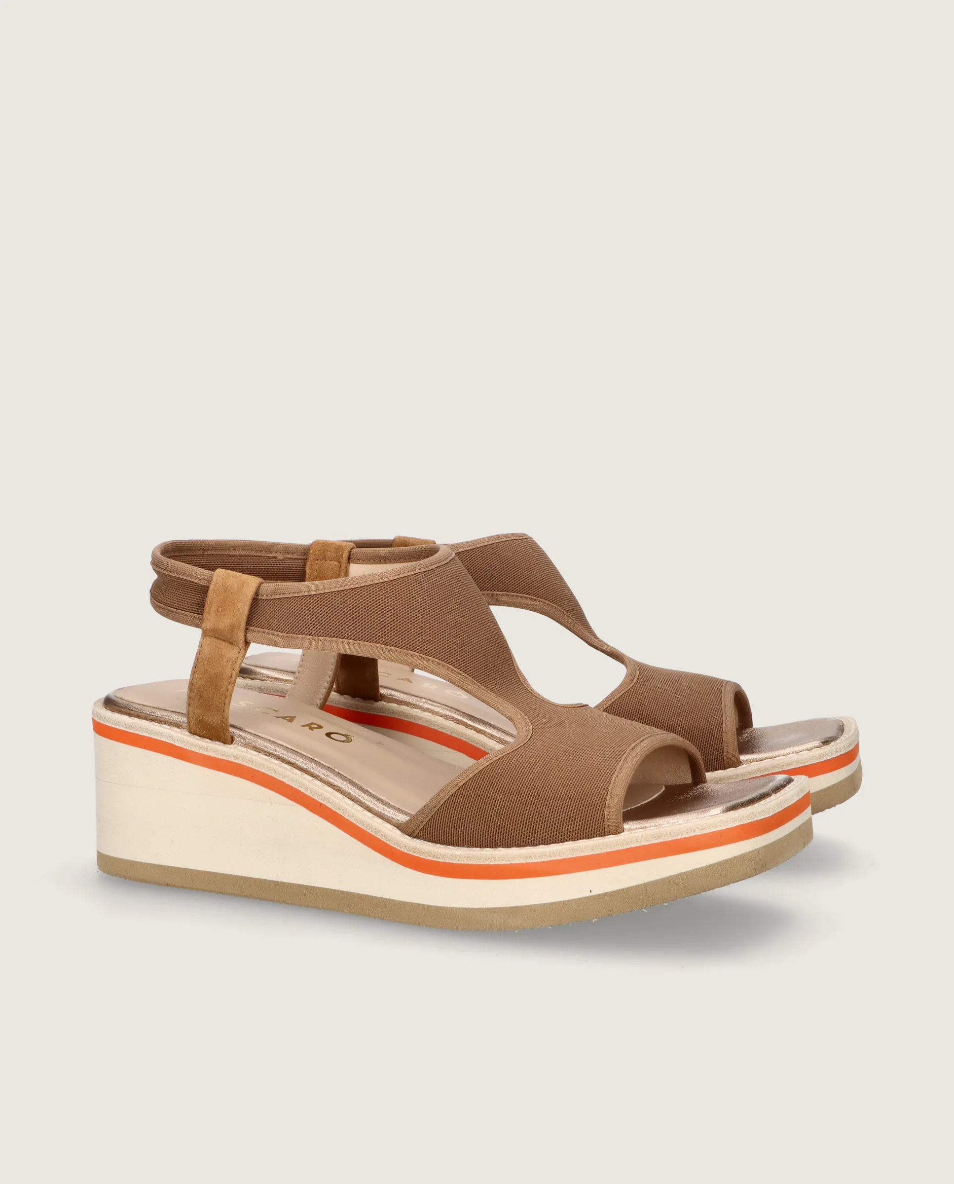 Sandalias Ariana Marrones Tejidos