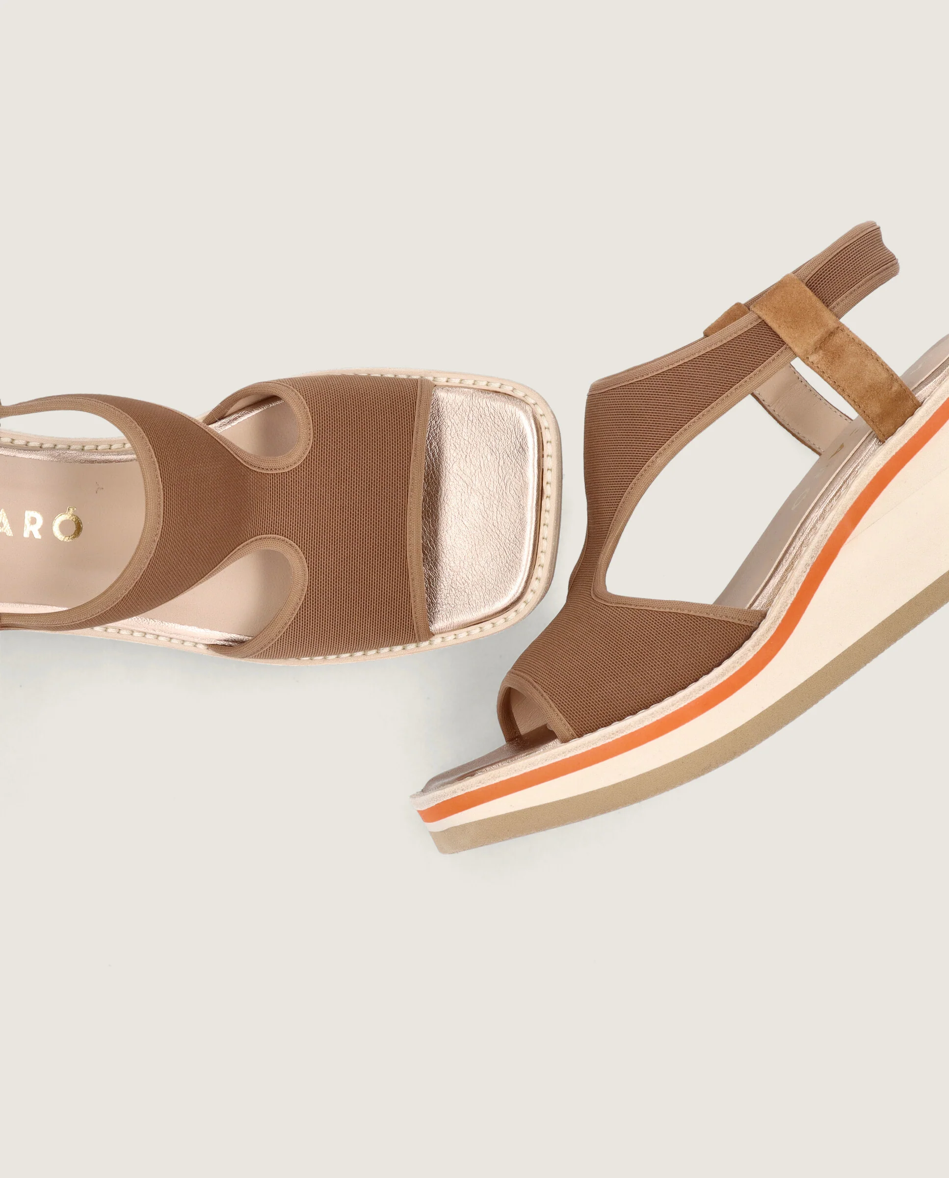 Sandalias Ariana Marrones Tejidos - Image 4
