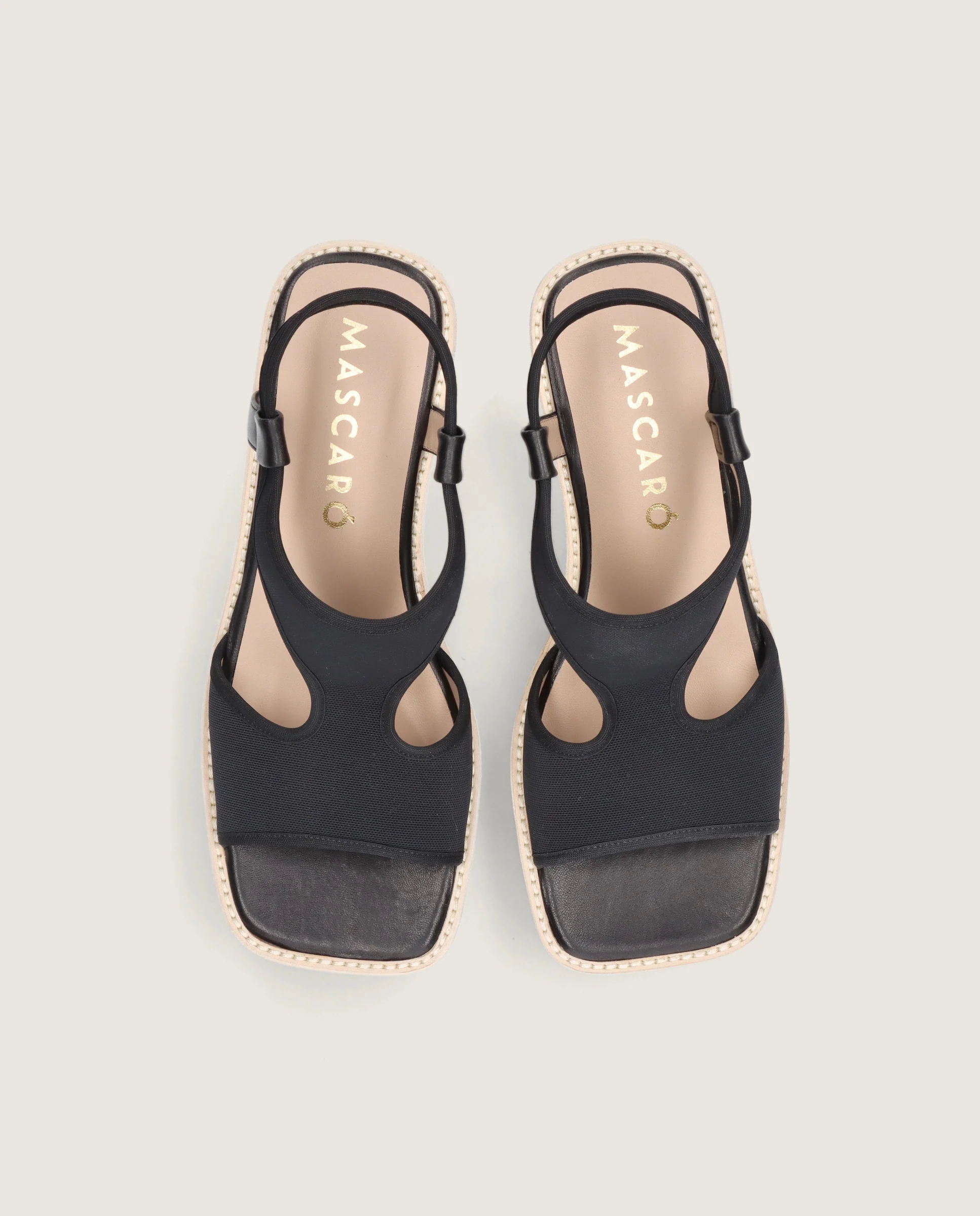 Sandalias Ariana Negros Tejidos - Image 2