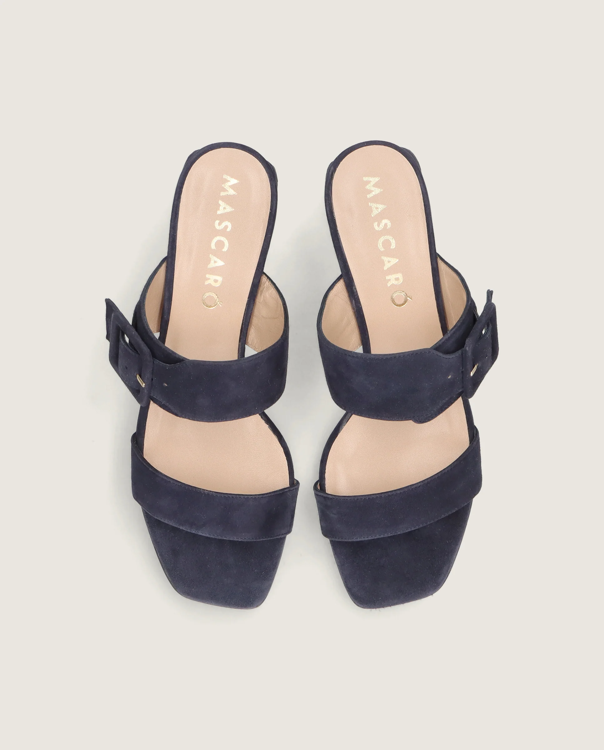 Sandalias Cannes Azules Ante - Image 2