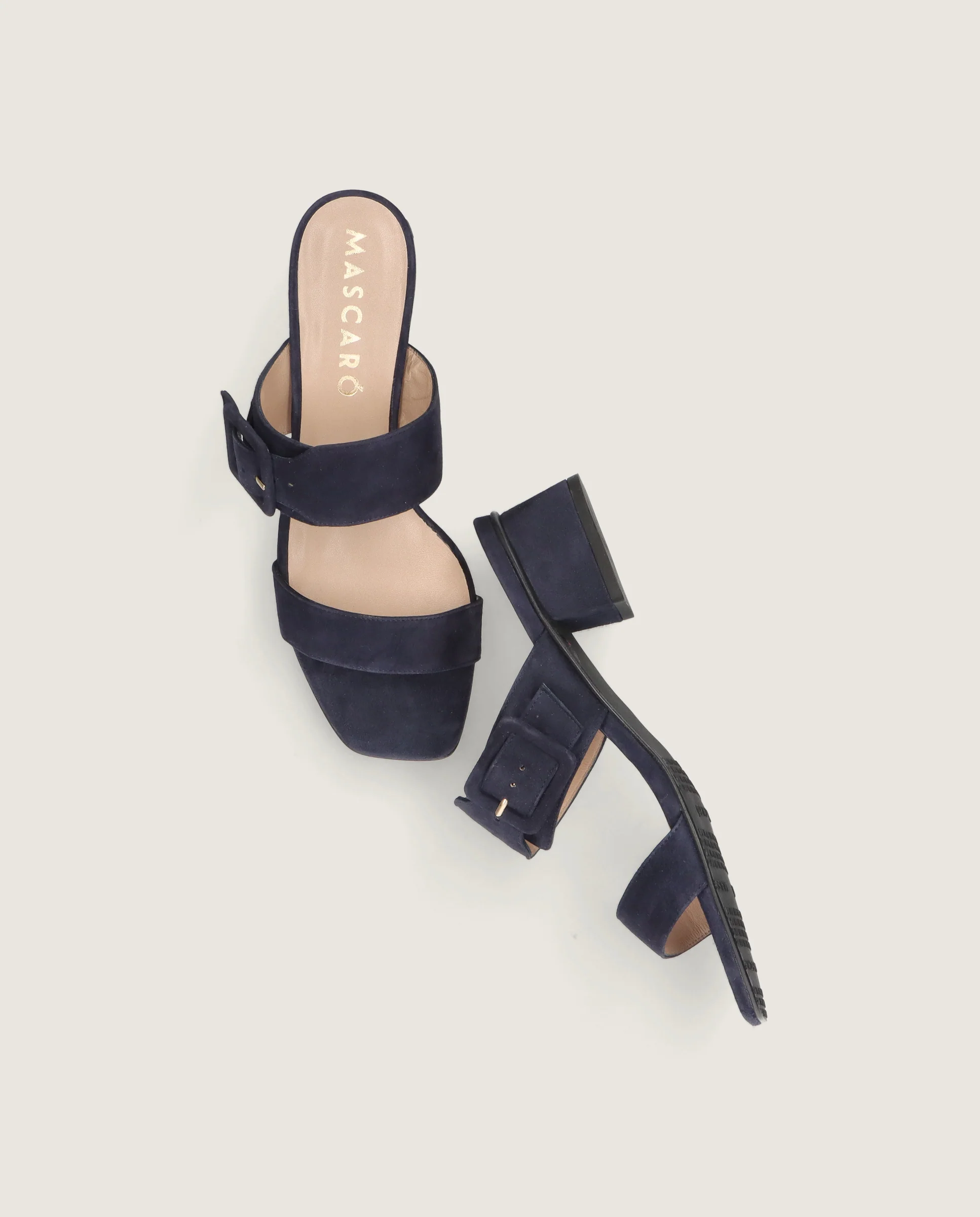 Sandalias Cannes Azules Ante - Image 5