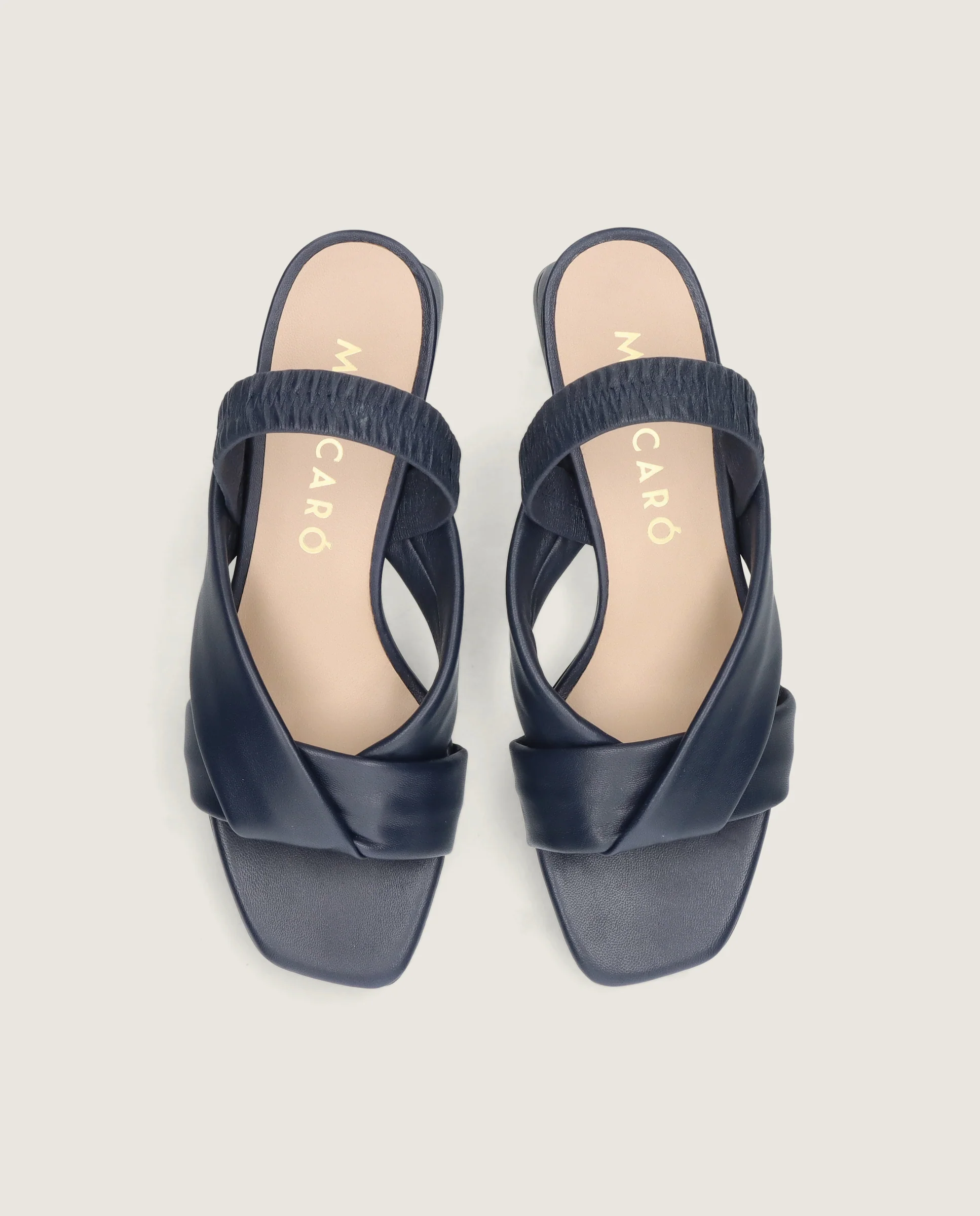 Sandalias Cannes Azules Piel - Image 2