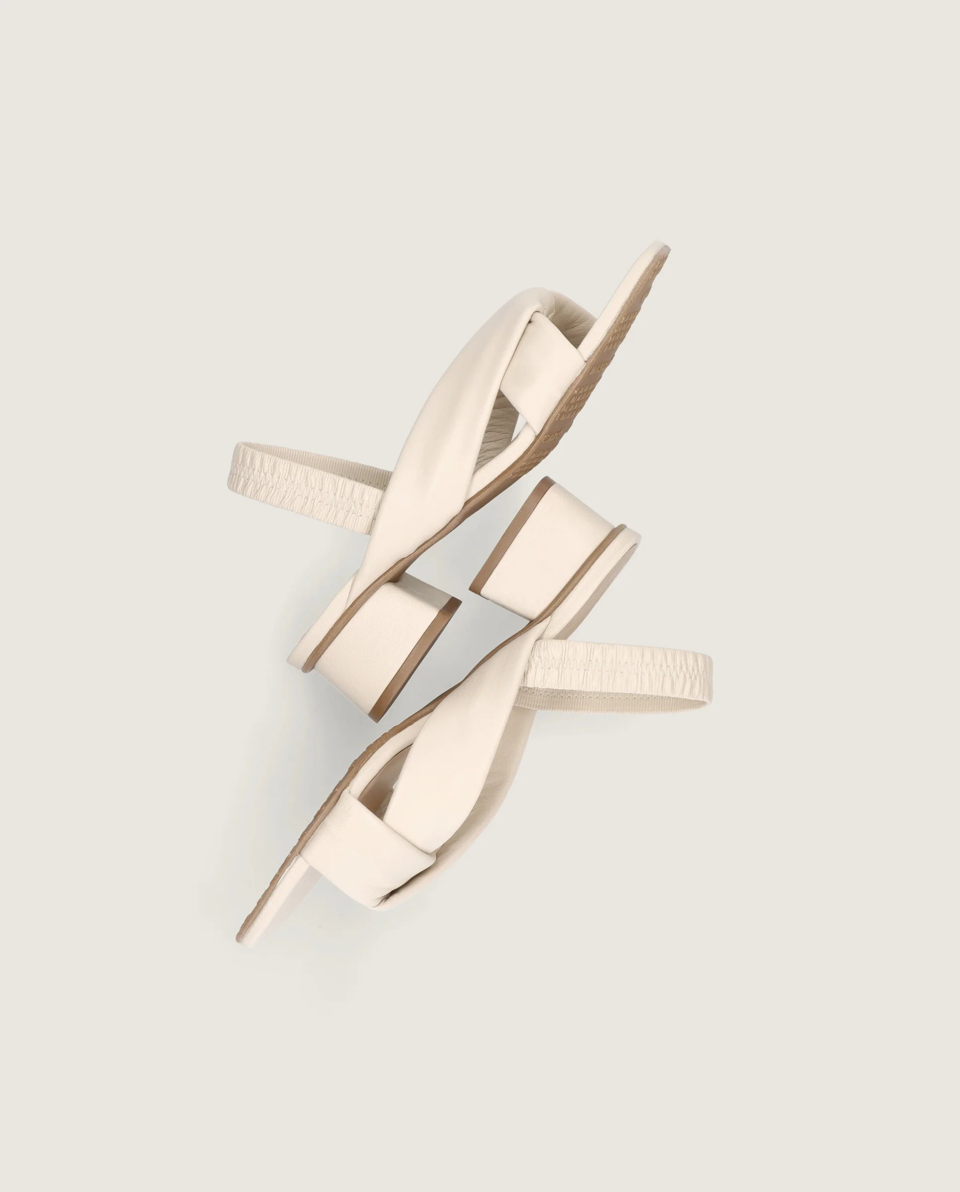 Sandalias Cannes Blancos Piel - Image 4