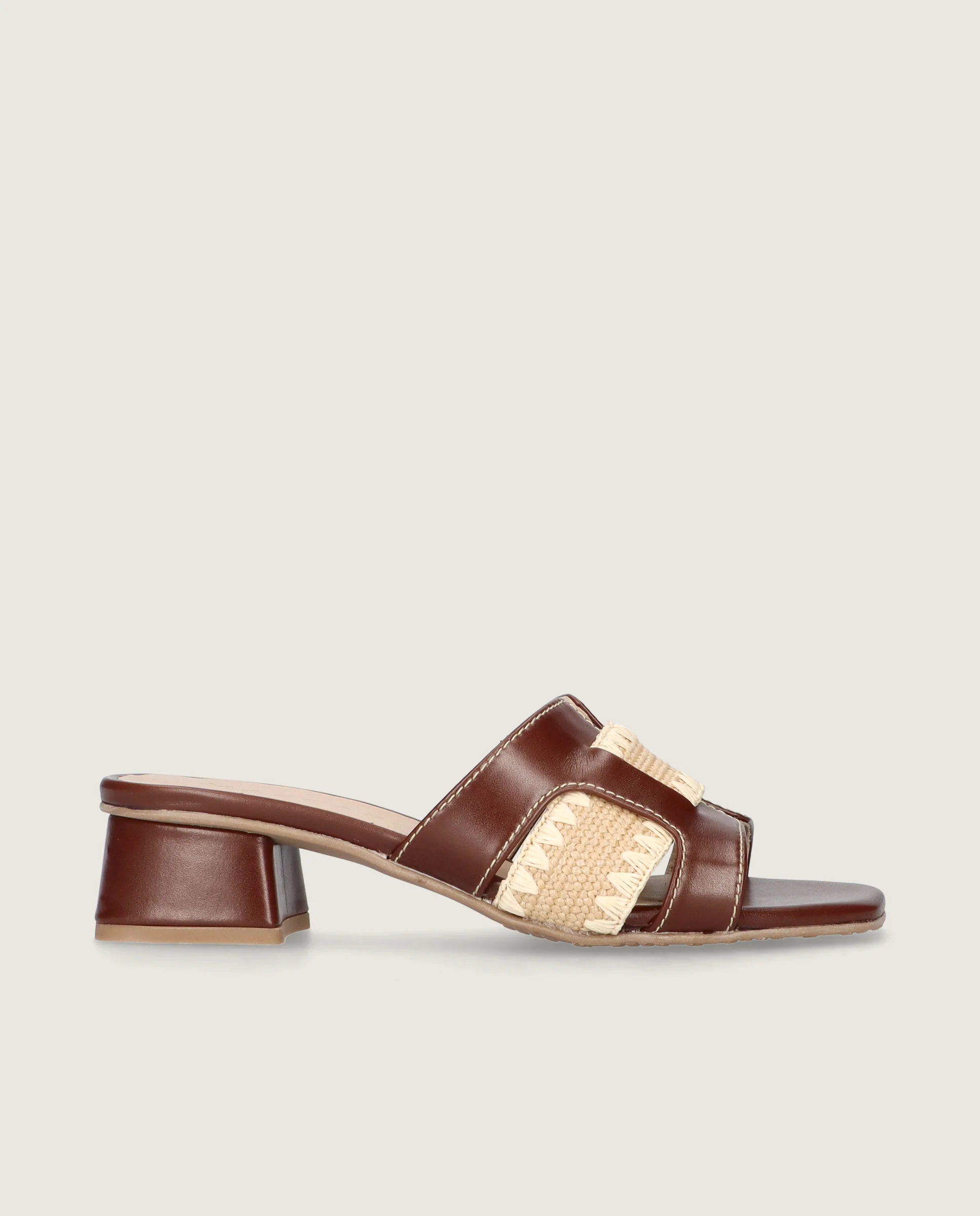 Sandalias Cannes Marrones Piel - Image 3