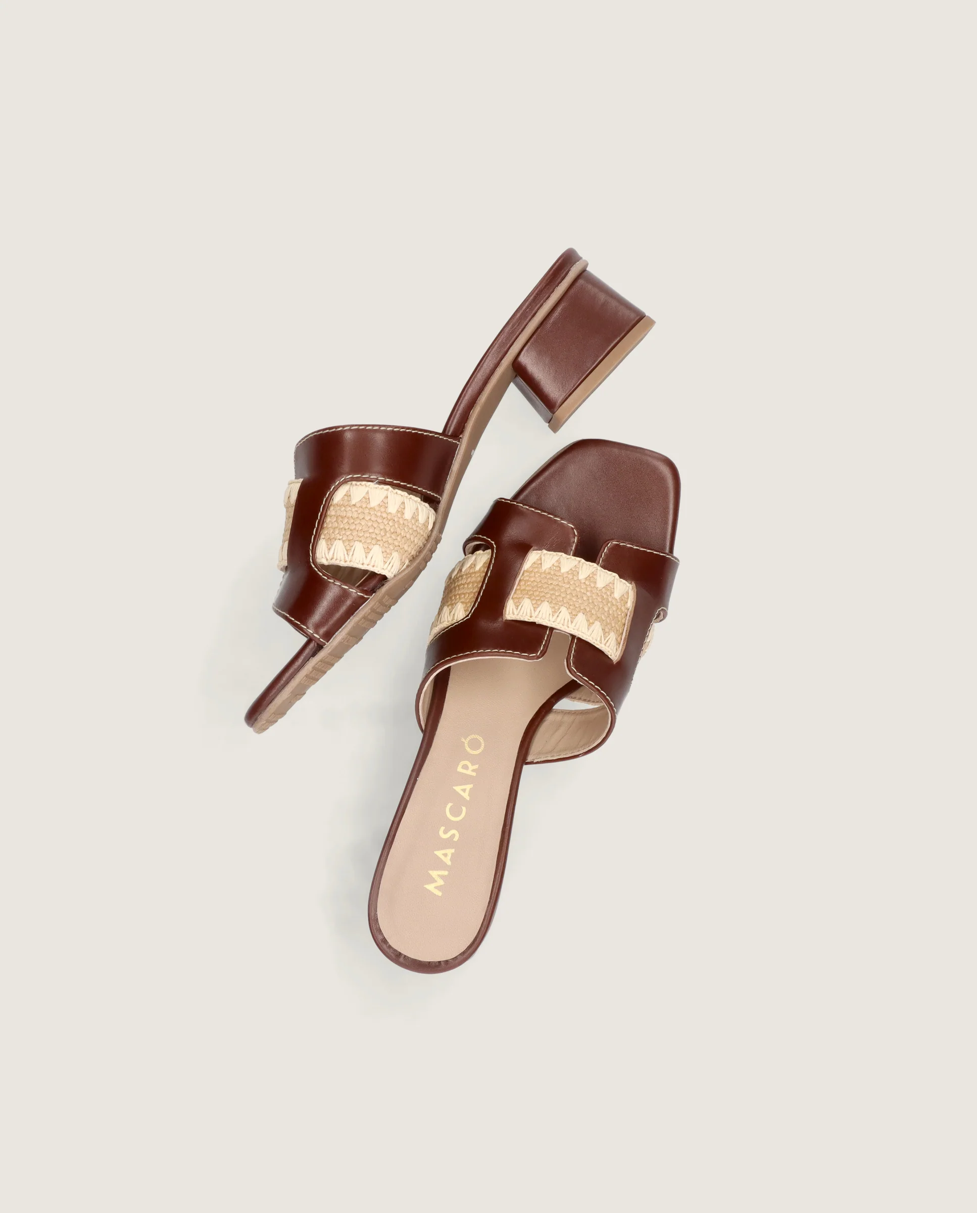 Sandalias Cannes Marrones Piel - Image 5
