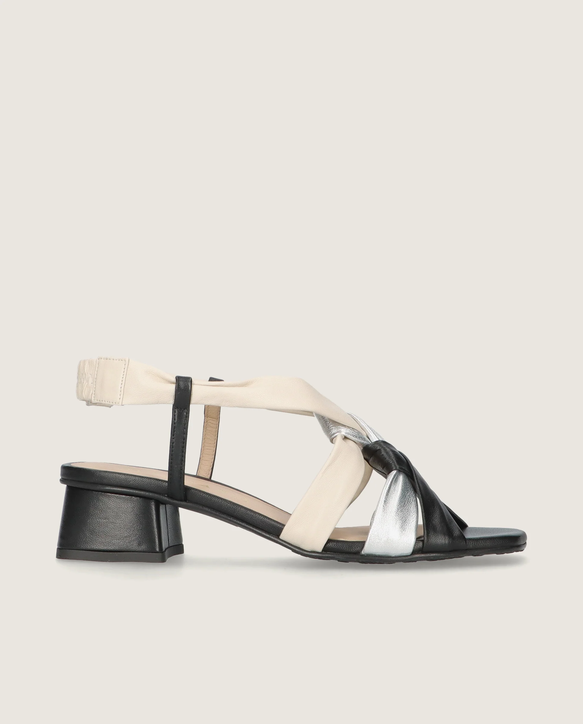 Sandalias Cannes Negros Piel - Image 3