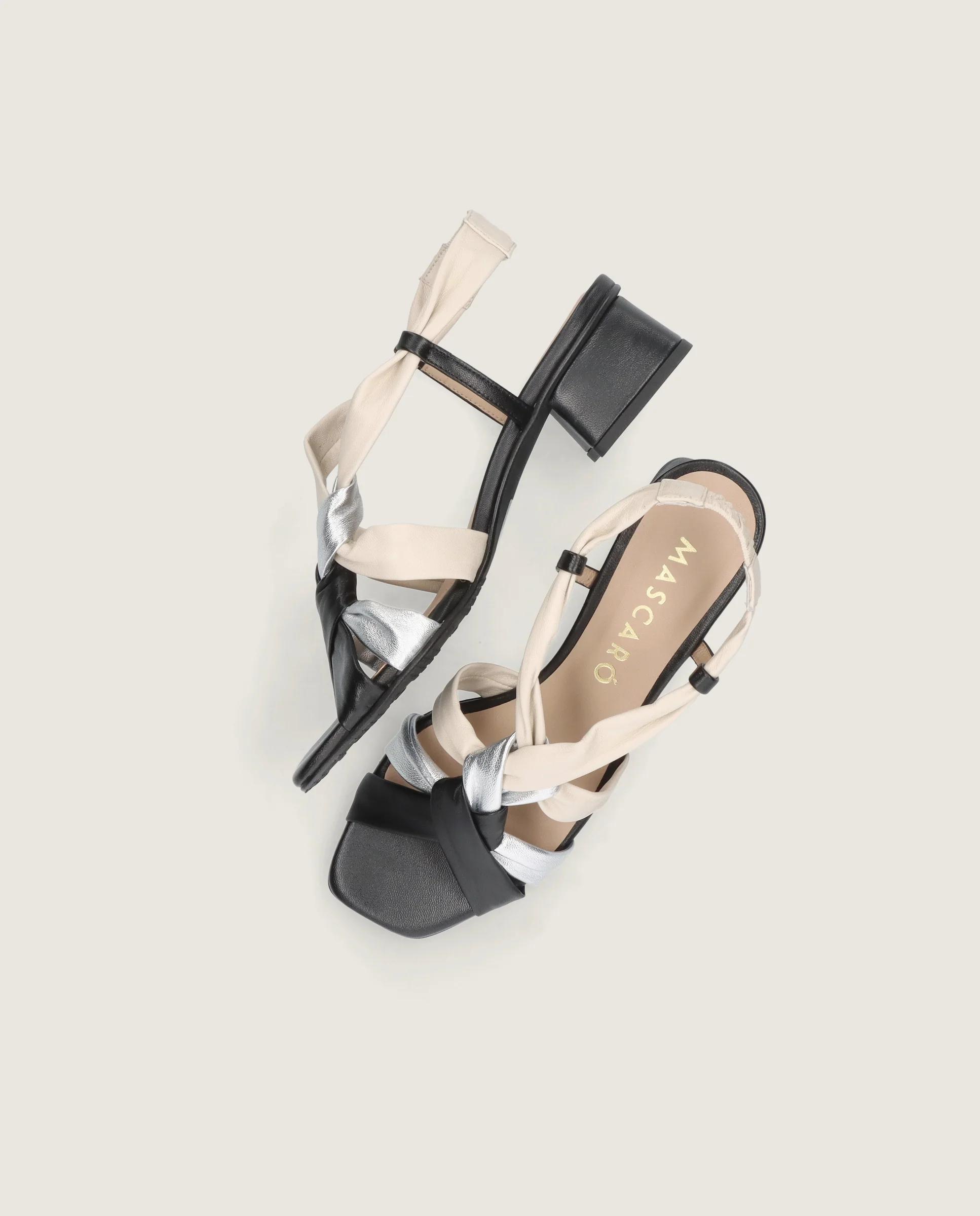 Sandalias Cannes Negros Piel - Image 4