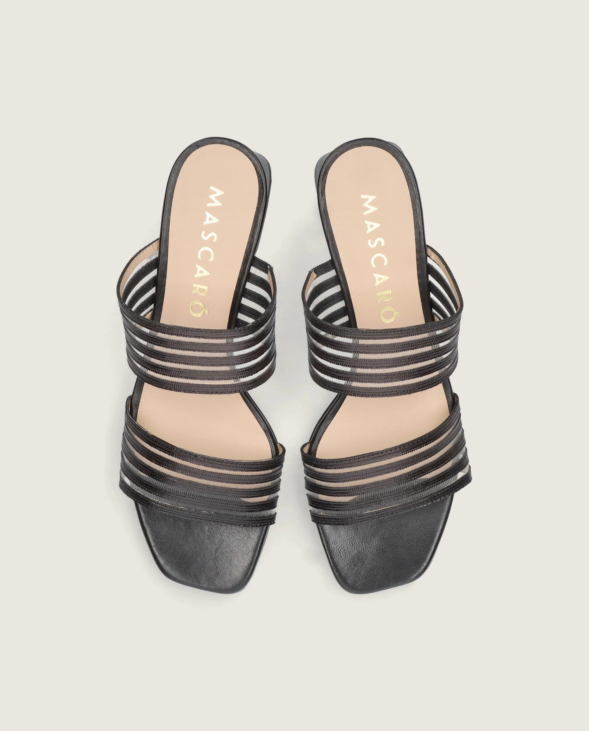 Sandalias Cannes Negros Tejidos - Image 2