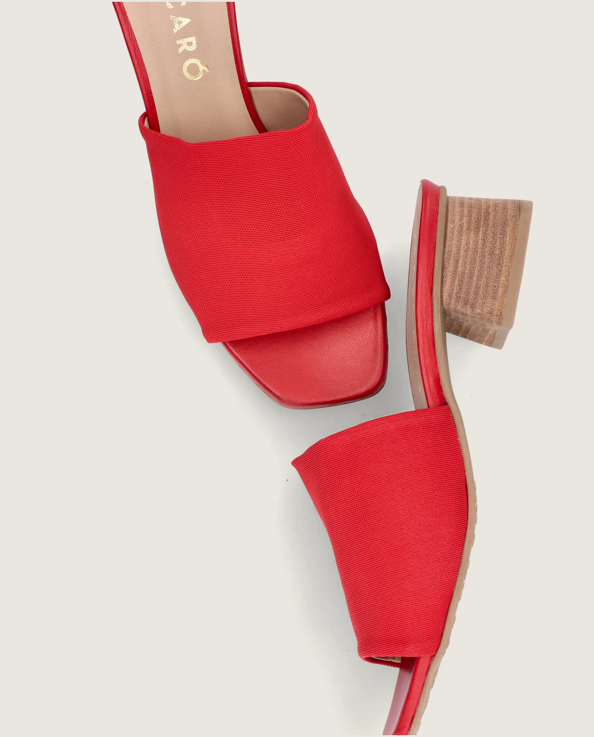 Sandalias Cannes Rojos Tejidos - Image 4