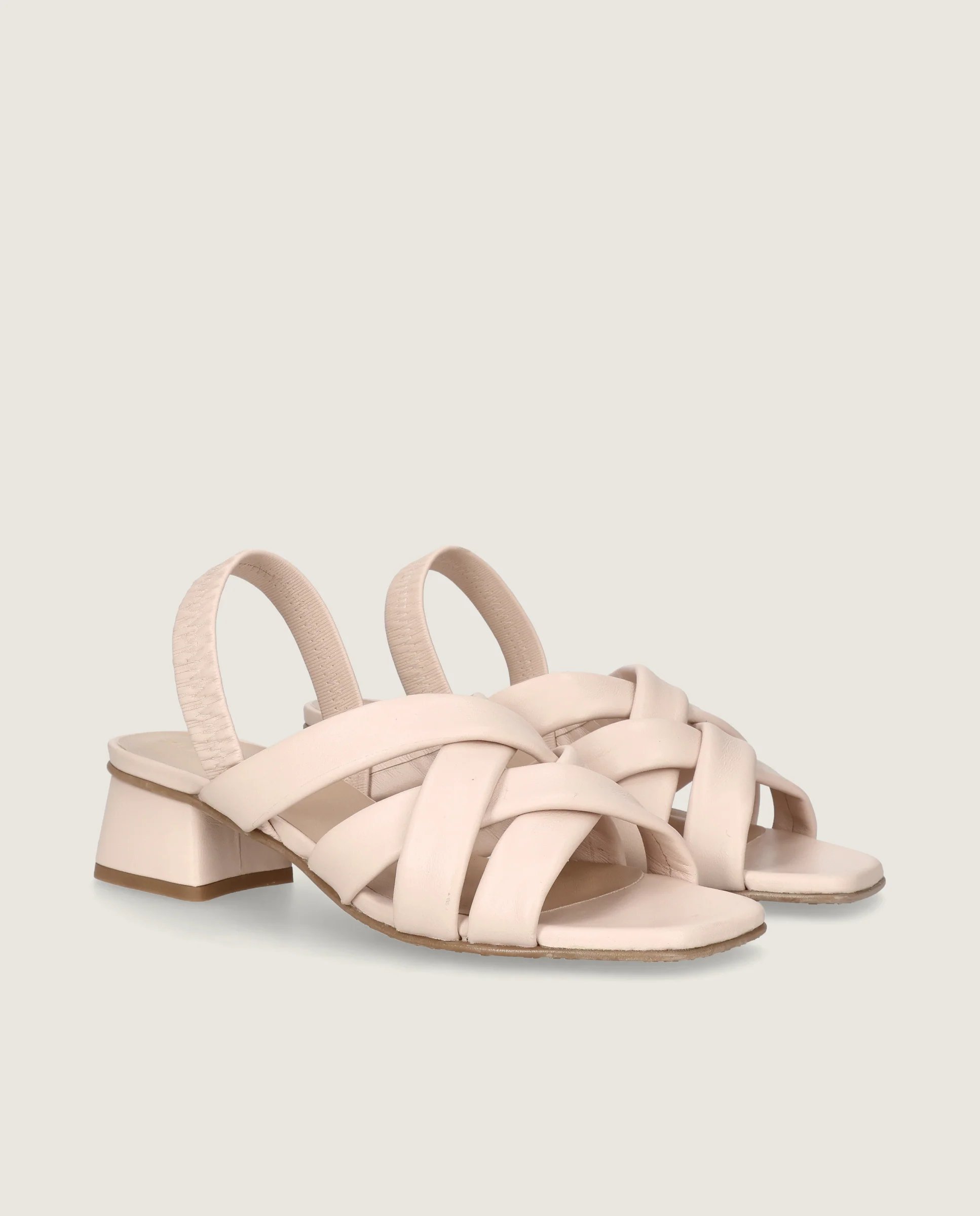 Sandalias Cannes Rosas Piel