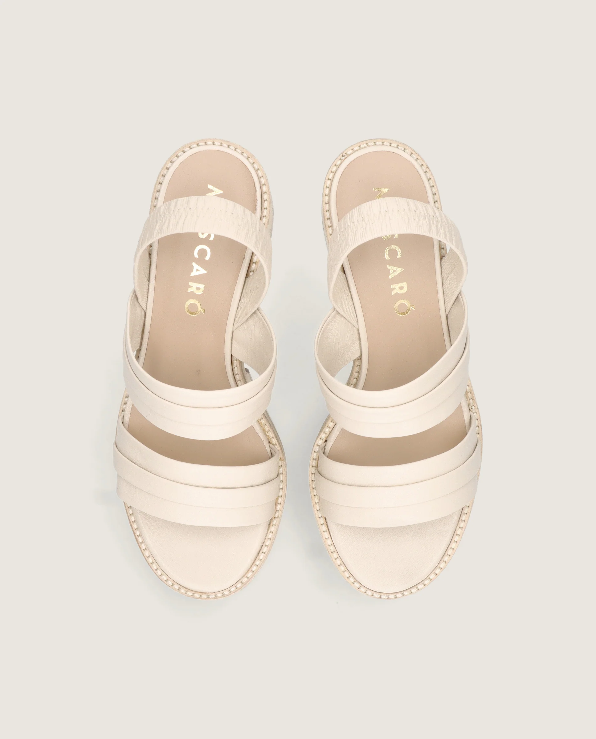 Sandalias Corfu Blancos Piel - Image 2