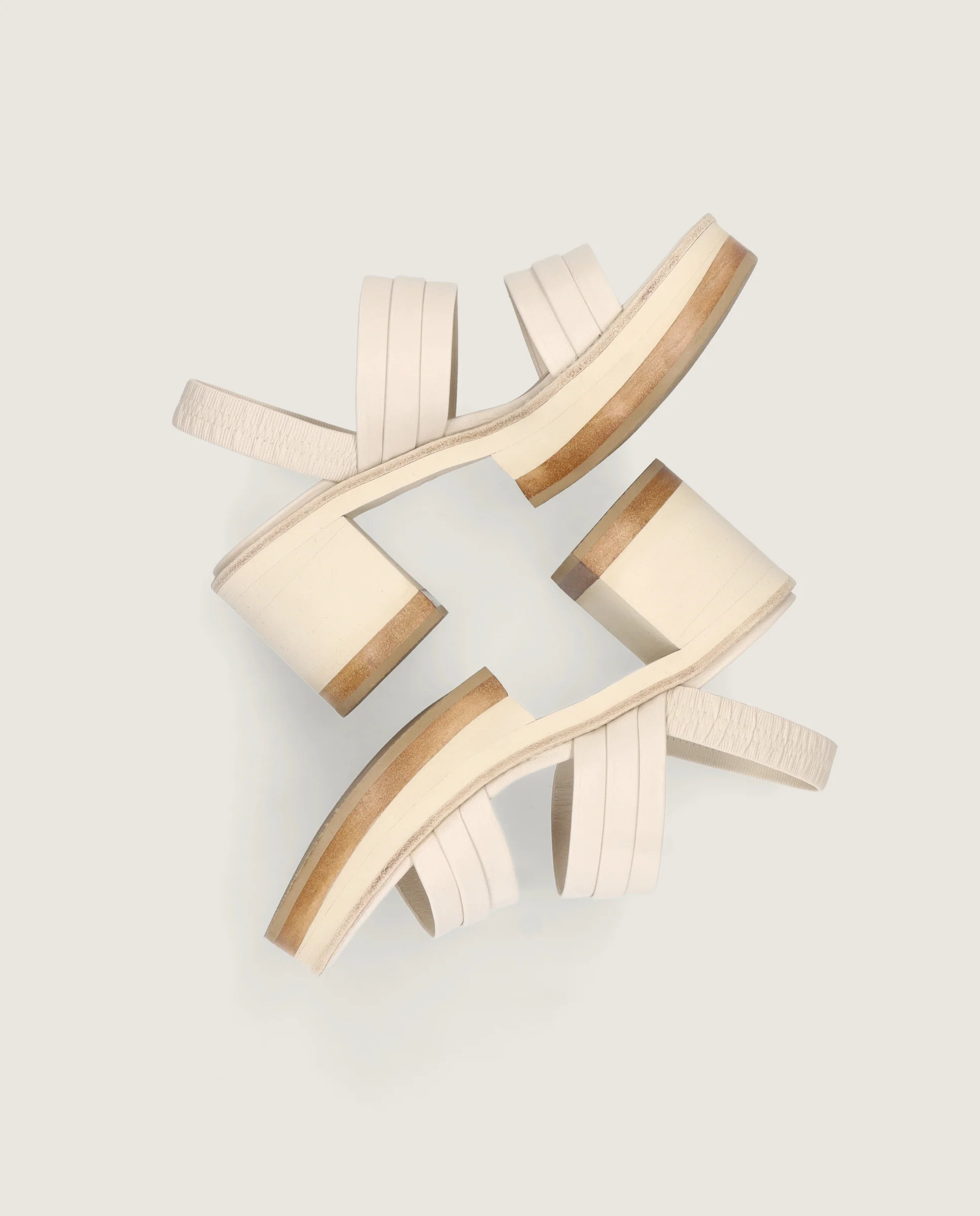 Sandalias Corfu Blancos Piel - Image 4