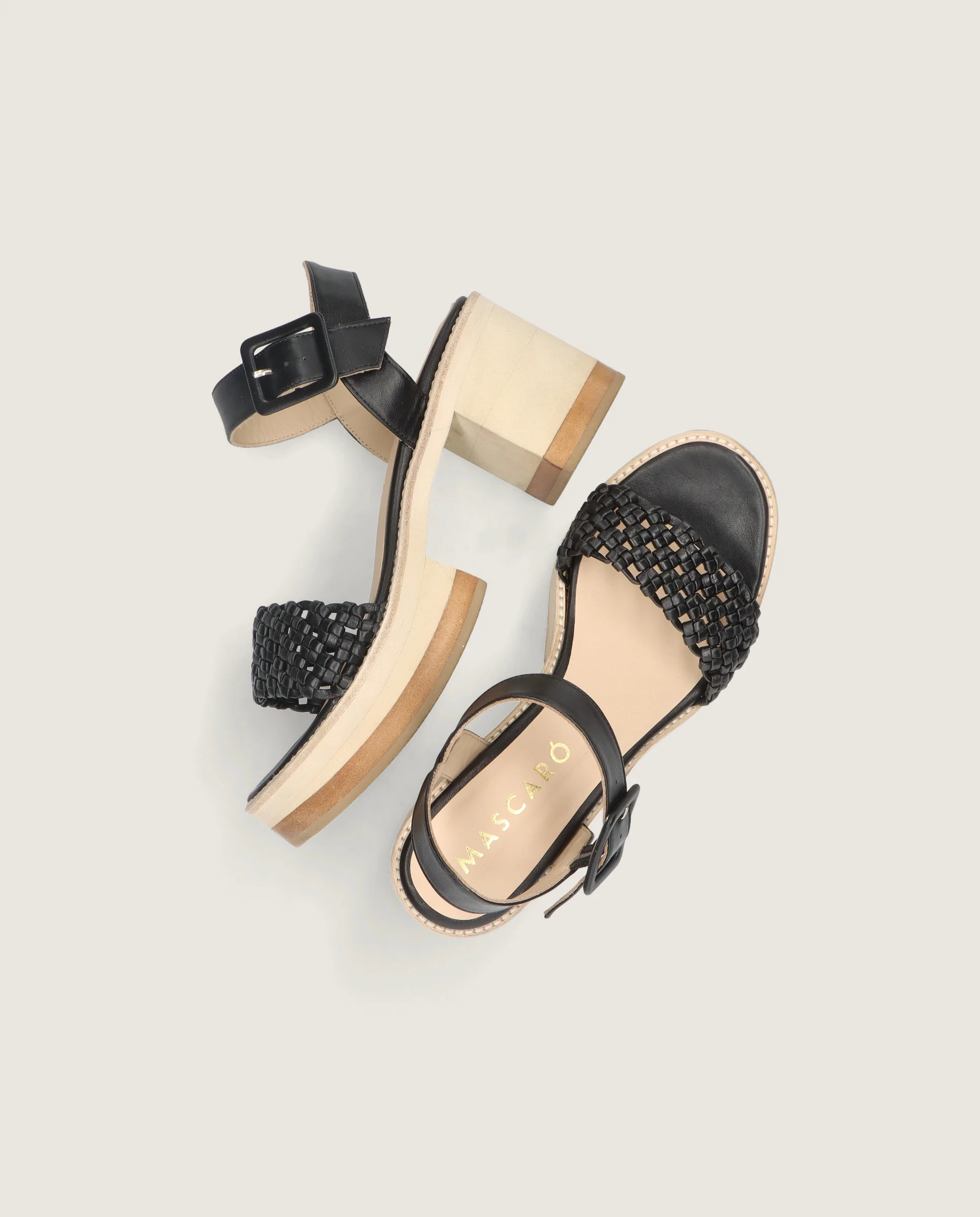 Sandalias Corfu Negros Piel - Image 5