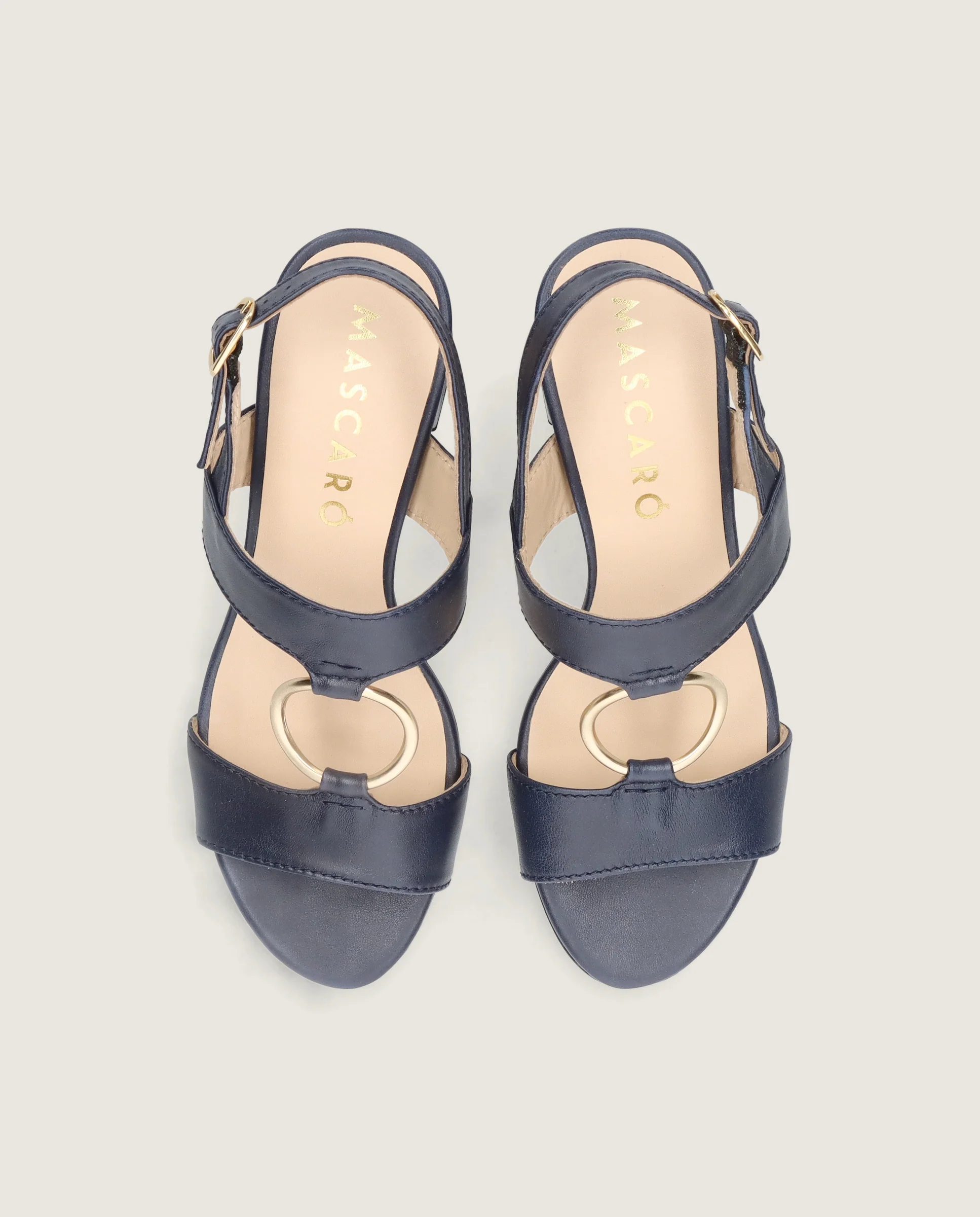 Sandalias Emilia Azules Piel - Image 2