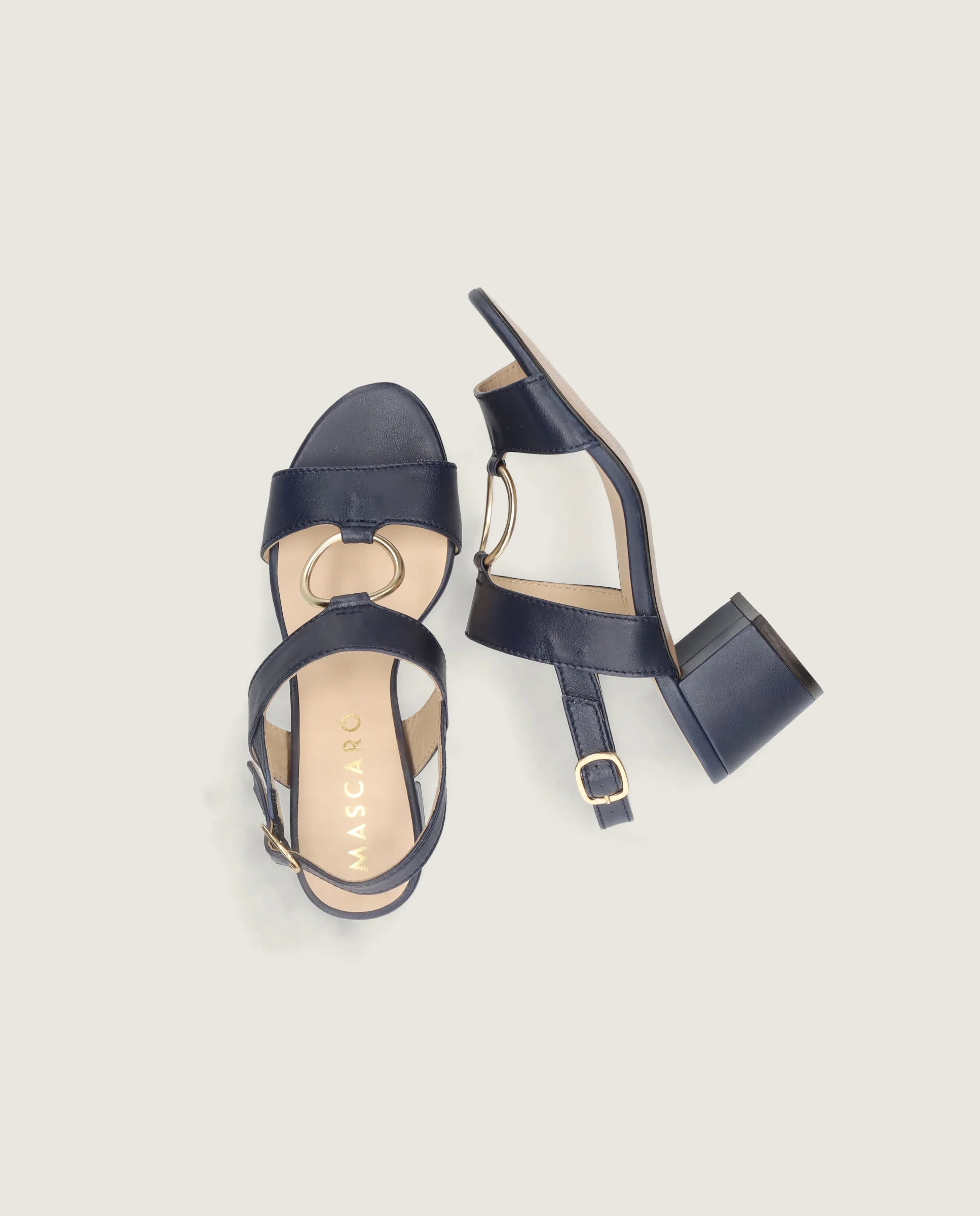 Sandalias Emilia Azules Piel - Image 5