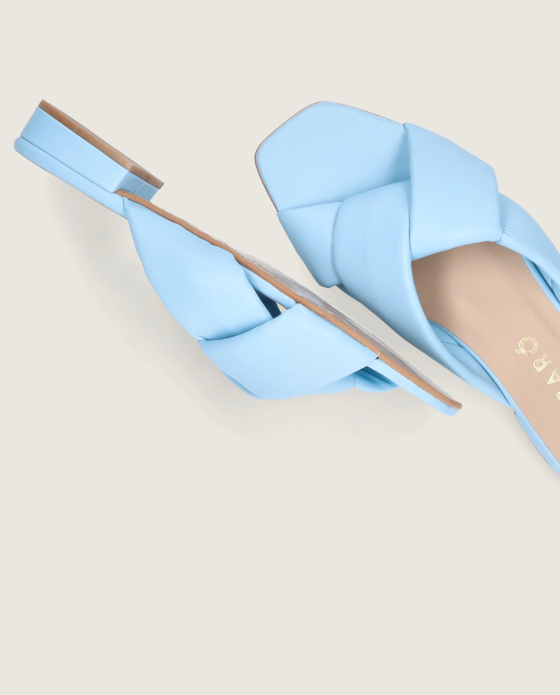 Sandalias Eva Azules Piel - Image 4