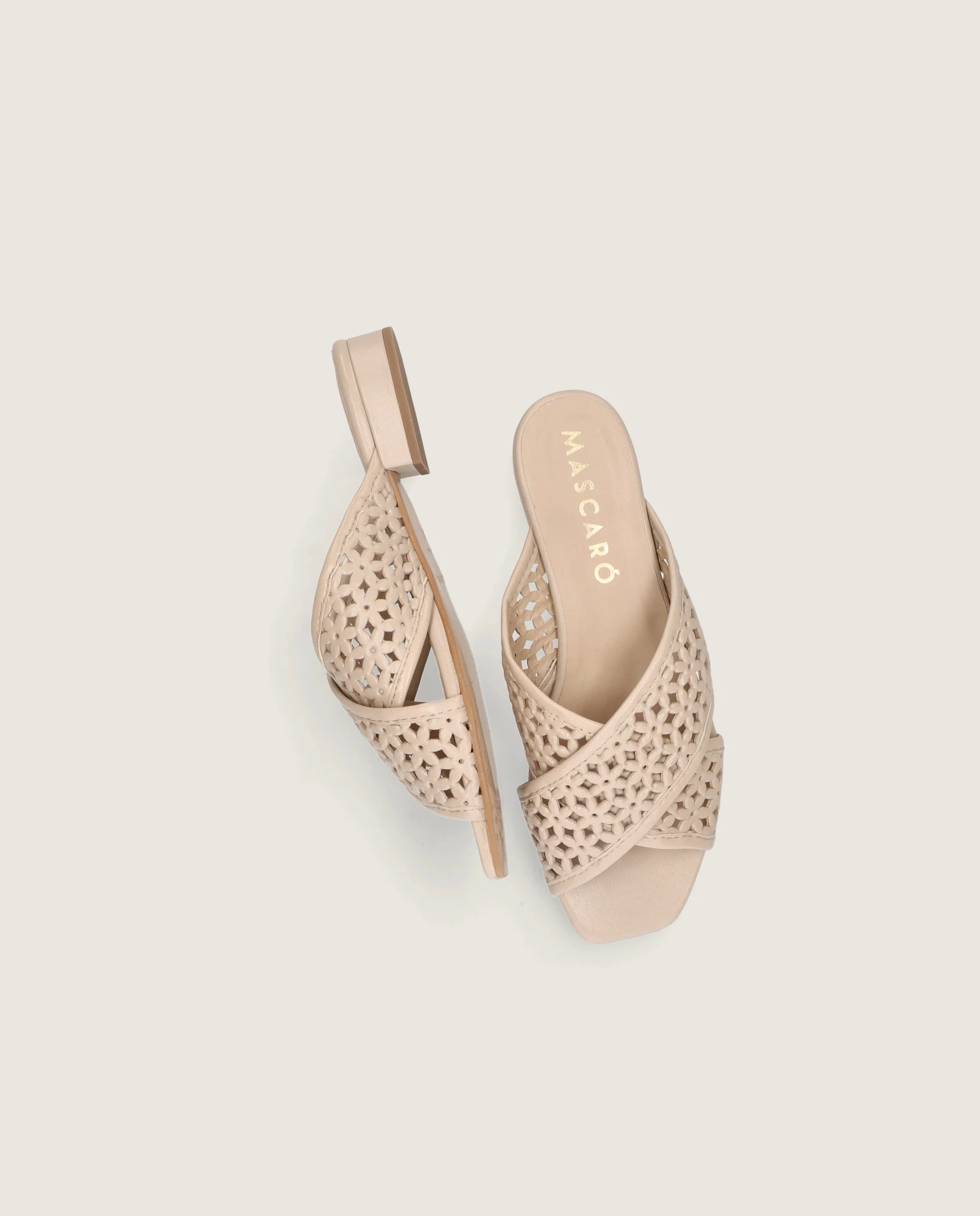 Sandalias Eva Beiges Piel - Image 5