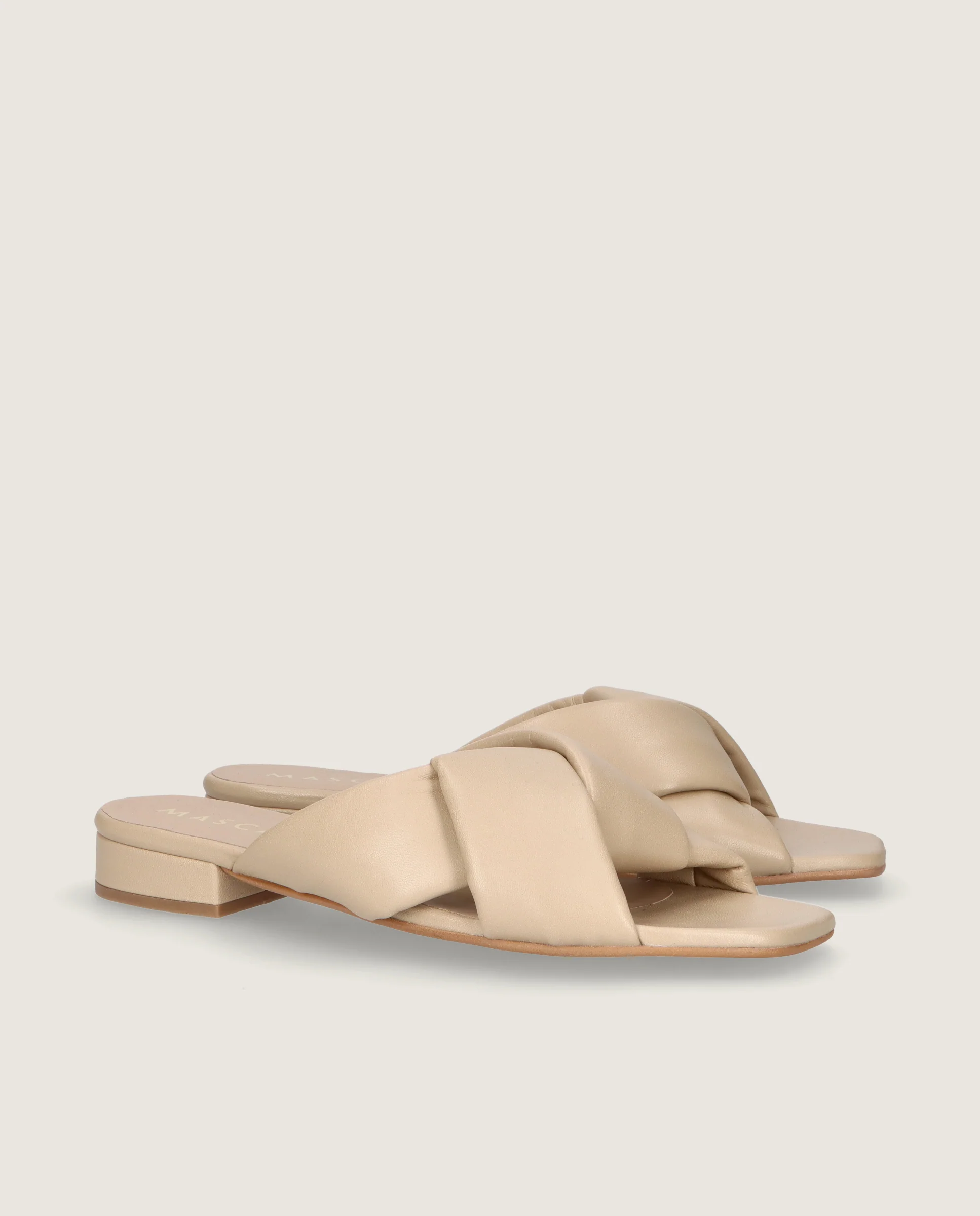 Sandalias Eva Marrones Piel
