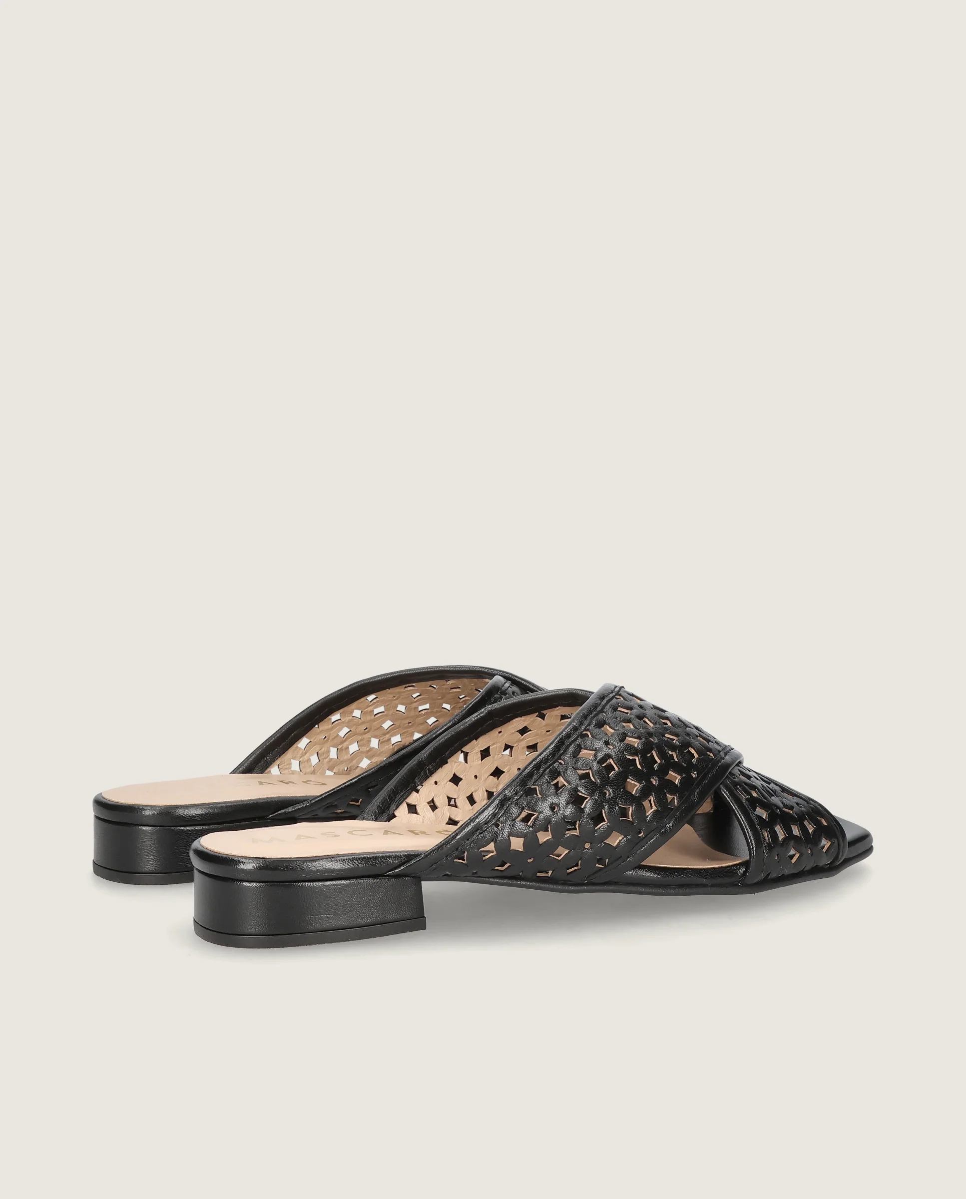 Sandalias Eva Negros Piel - Image 4