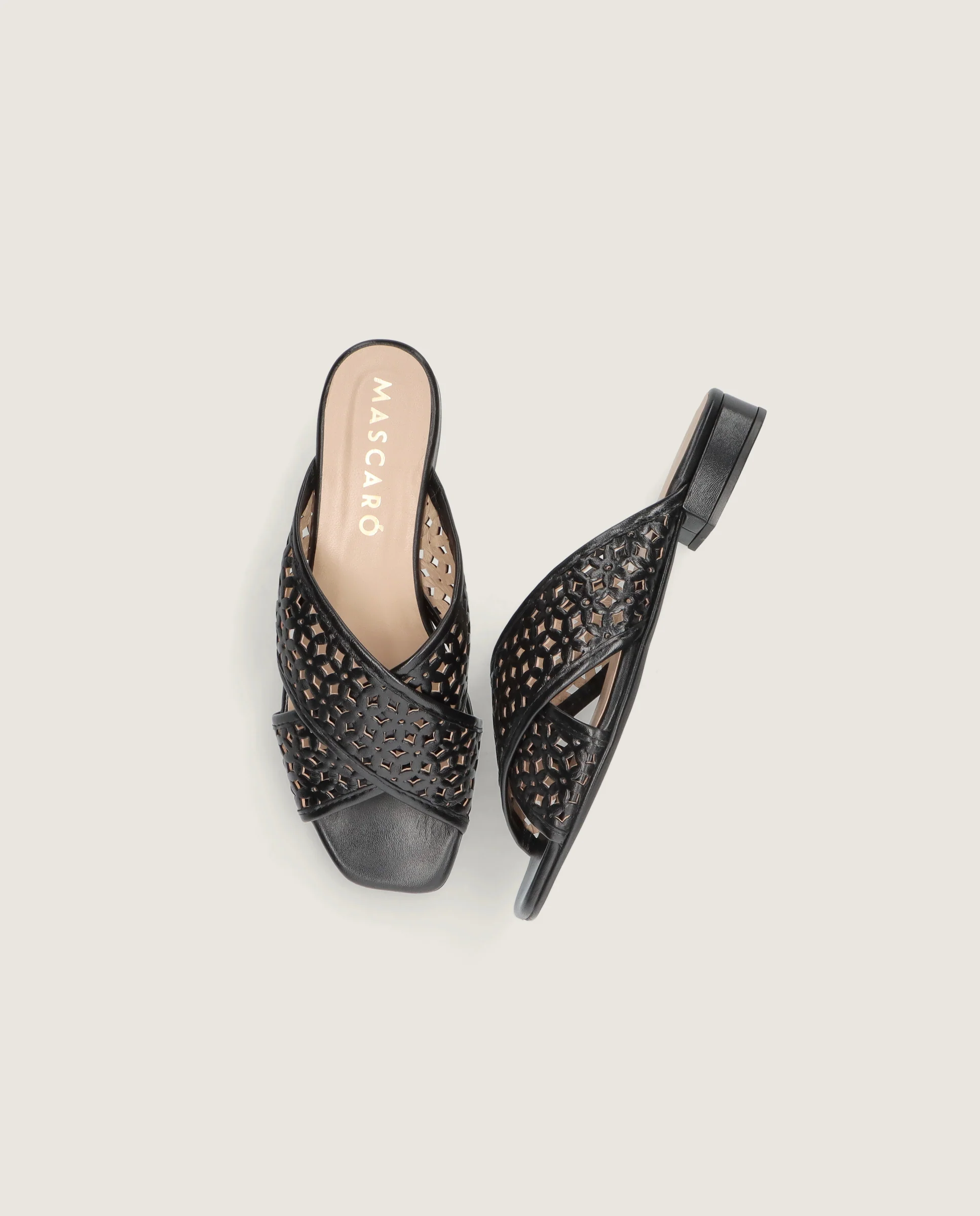 Sandalias Eva Negros Piel - Image 5