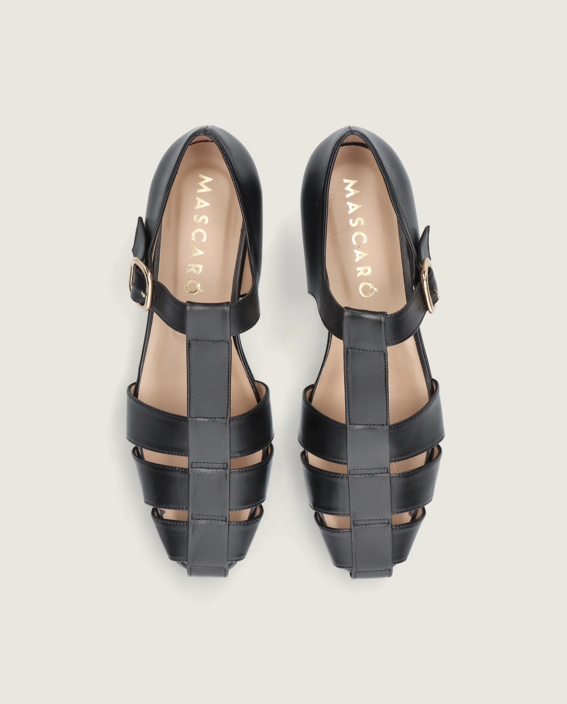 Sandalias Fede Negros Piel - Image 2