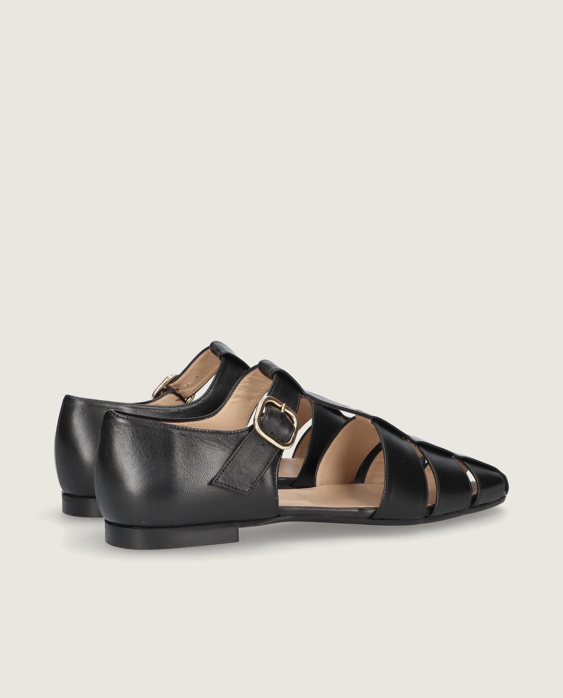 Sandalias Fede Negros Piel - Image 5