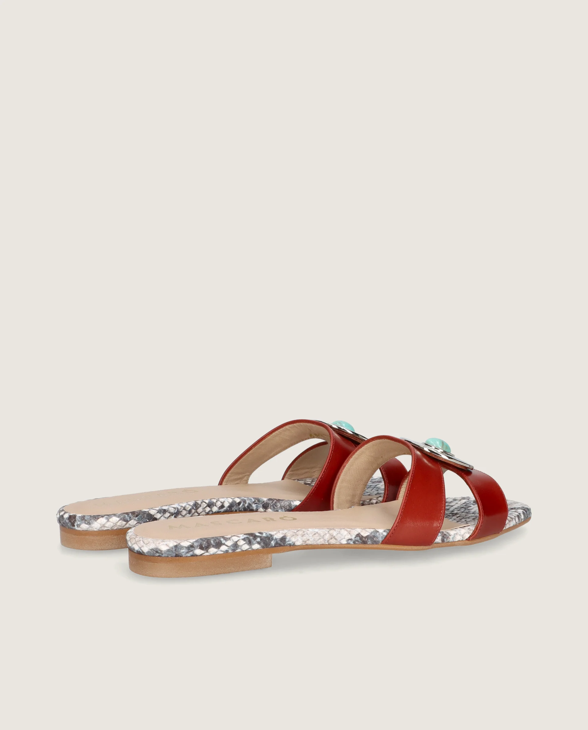 Sandalias Isla Rojos Piel - Image 4