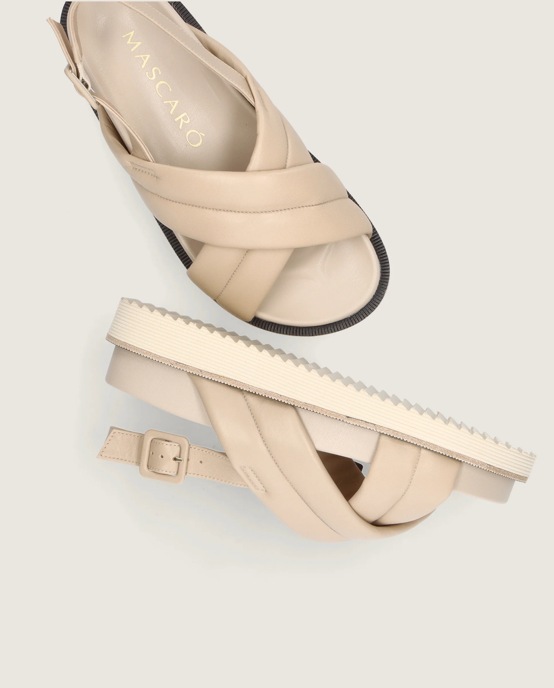 Sandalias Ivy Beiges Piel - Image 5