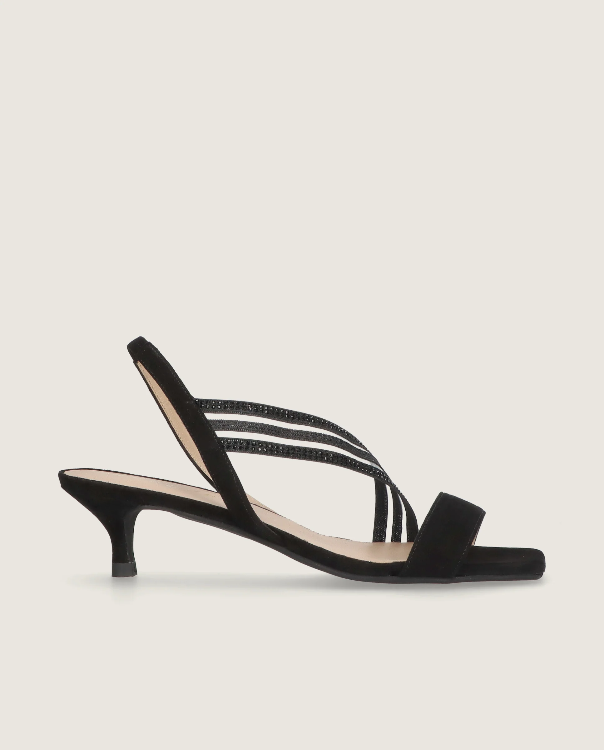 Sandalias Jessica Negros Ante - Image 3
