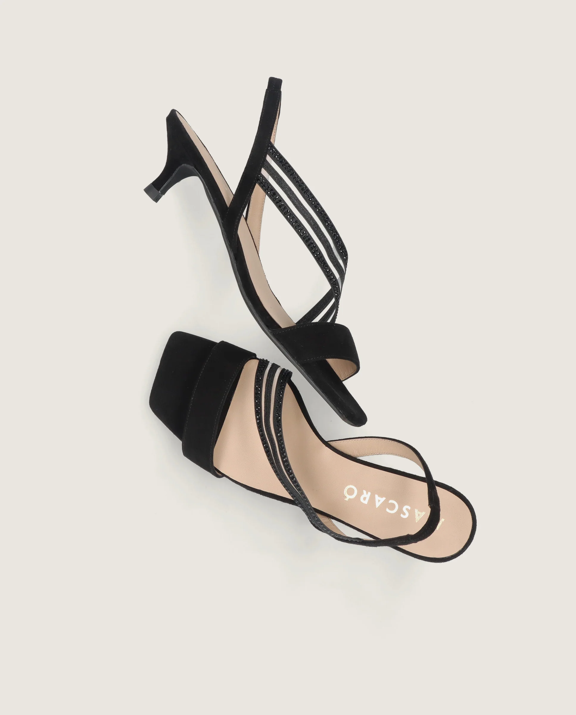Sandalias Jessica Negros Ante - Image 4