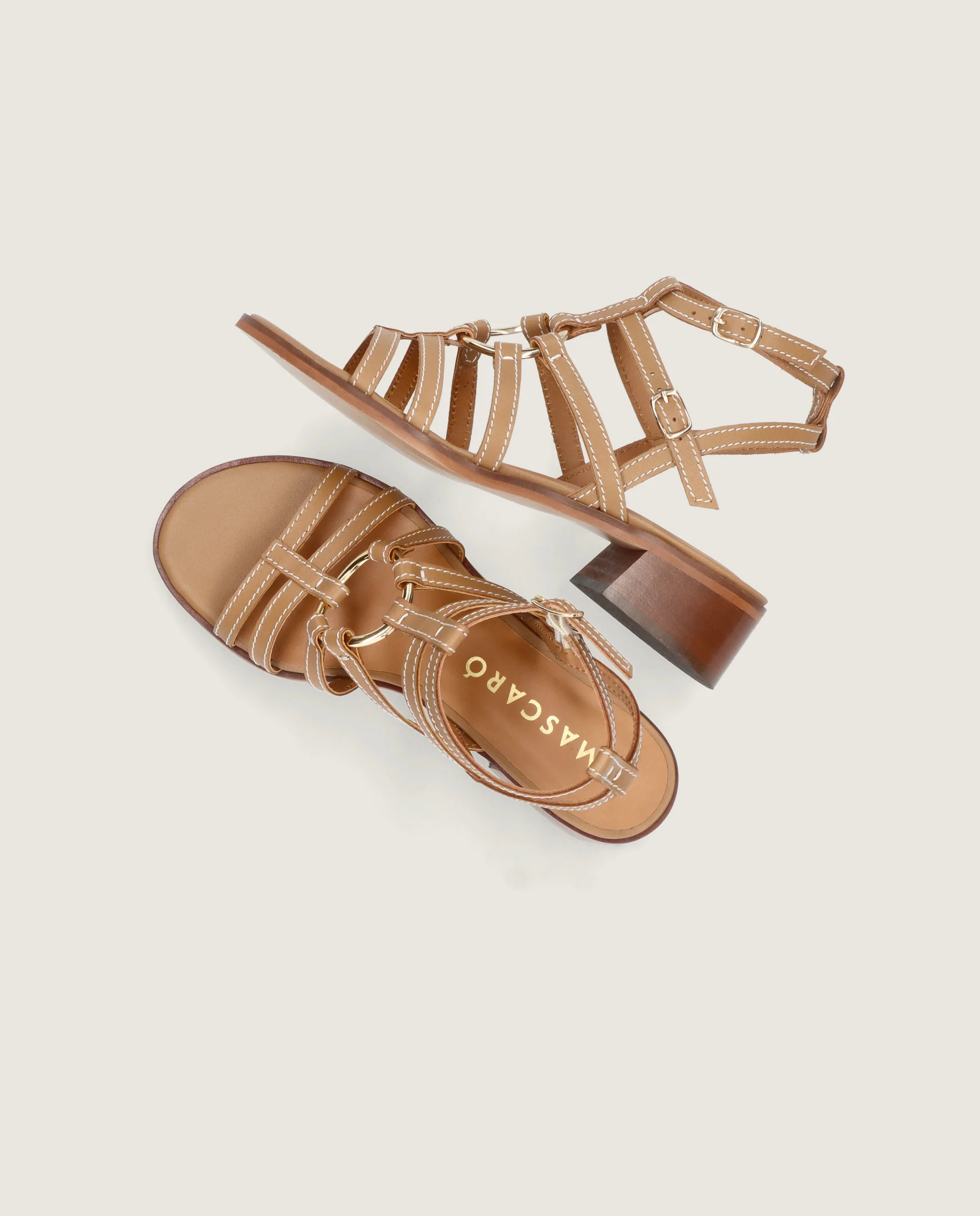Sandalias Lulu Marrones Piel - Image 4