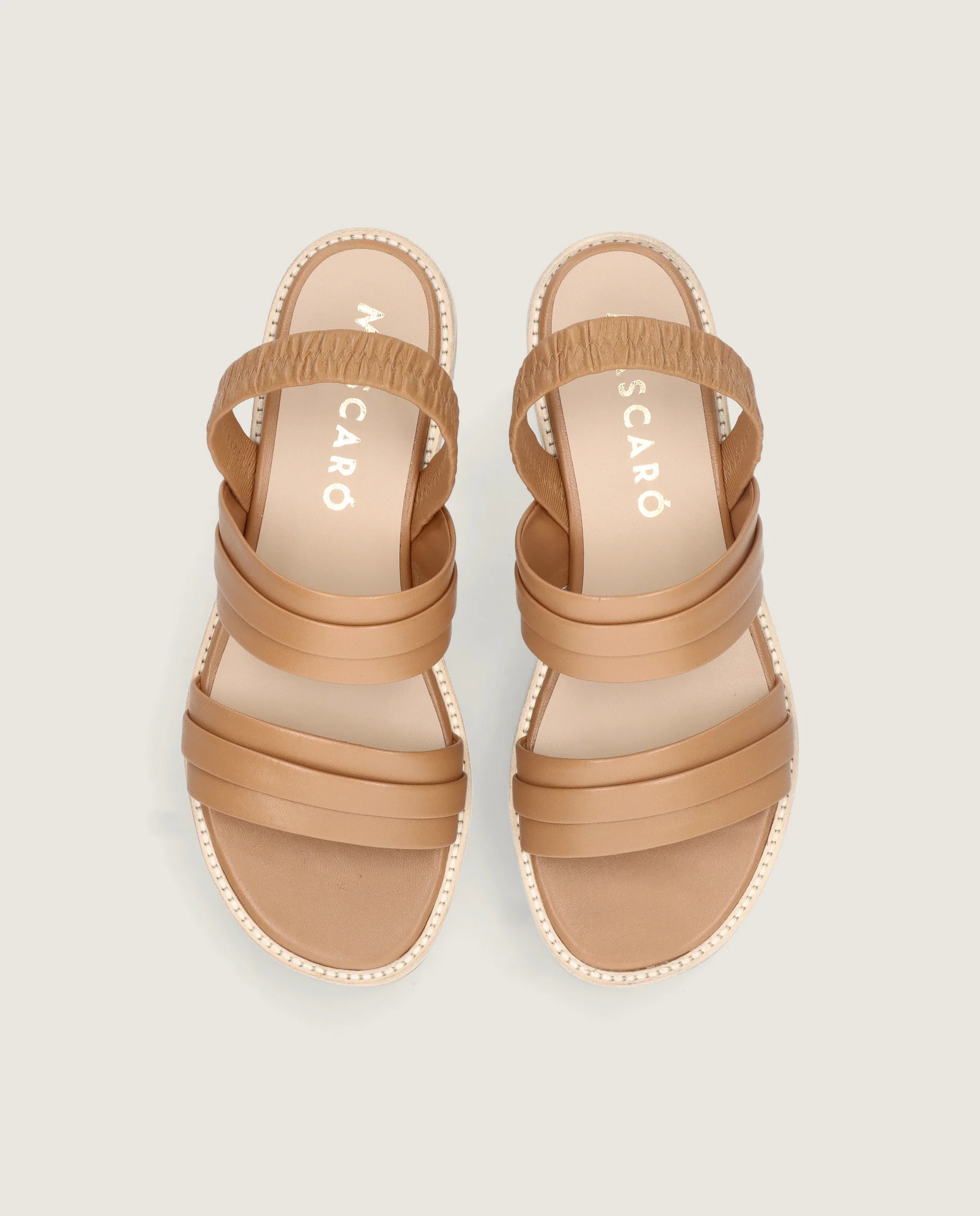 Sandalias Lygia Marrones Piel - Image 2