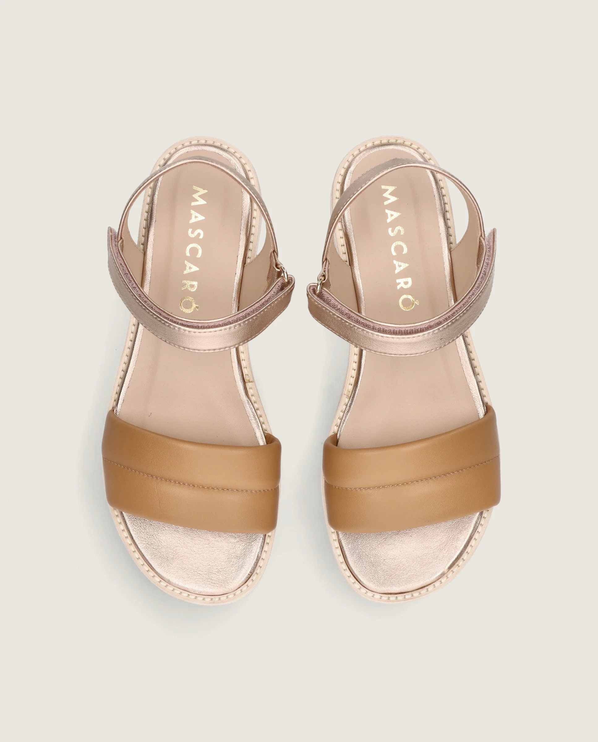 Sandalias Lygia Marrones Piel - Image 2