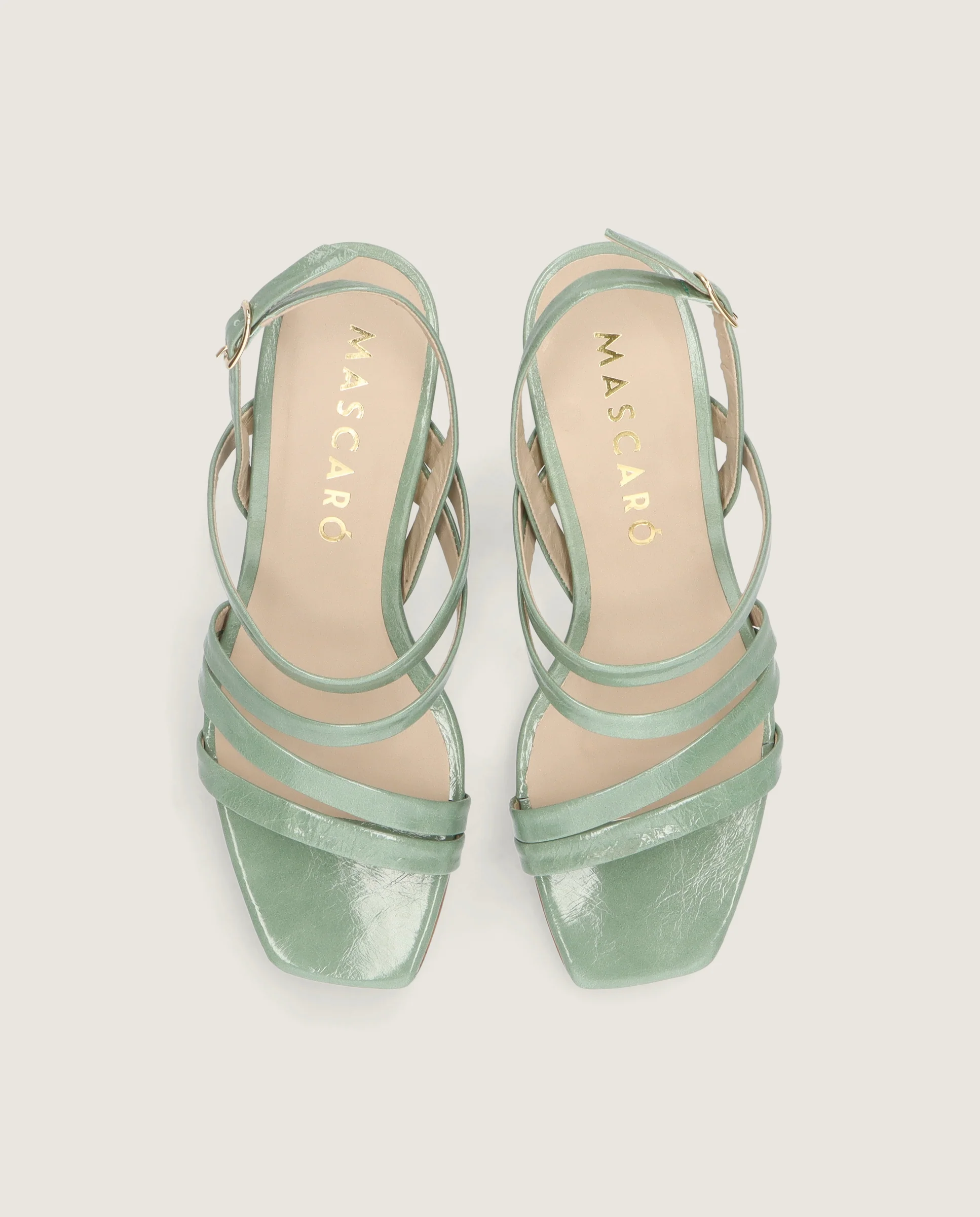 Sandalias Mandy Verdes Piel - Image 2