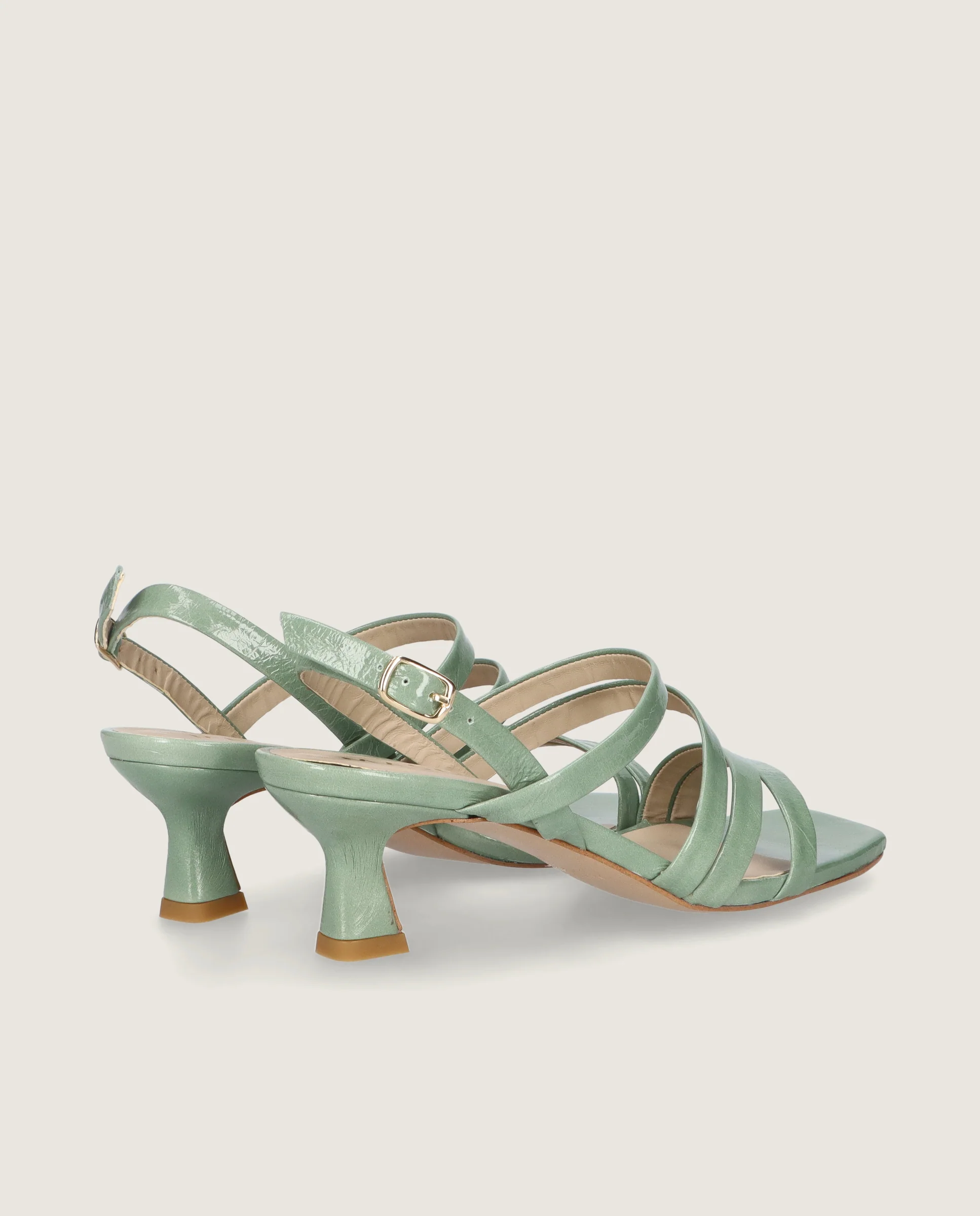 Sandalias Mandy Verdes Piel - Image 4