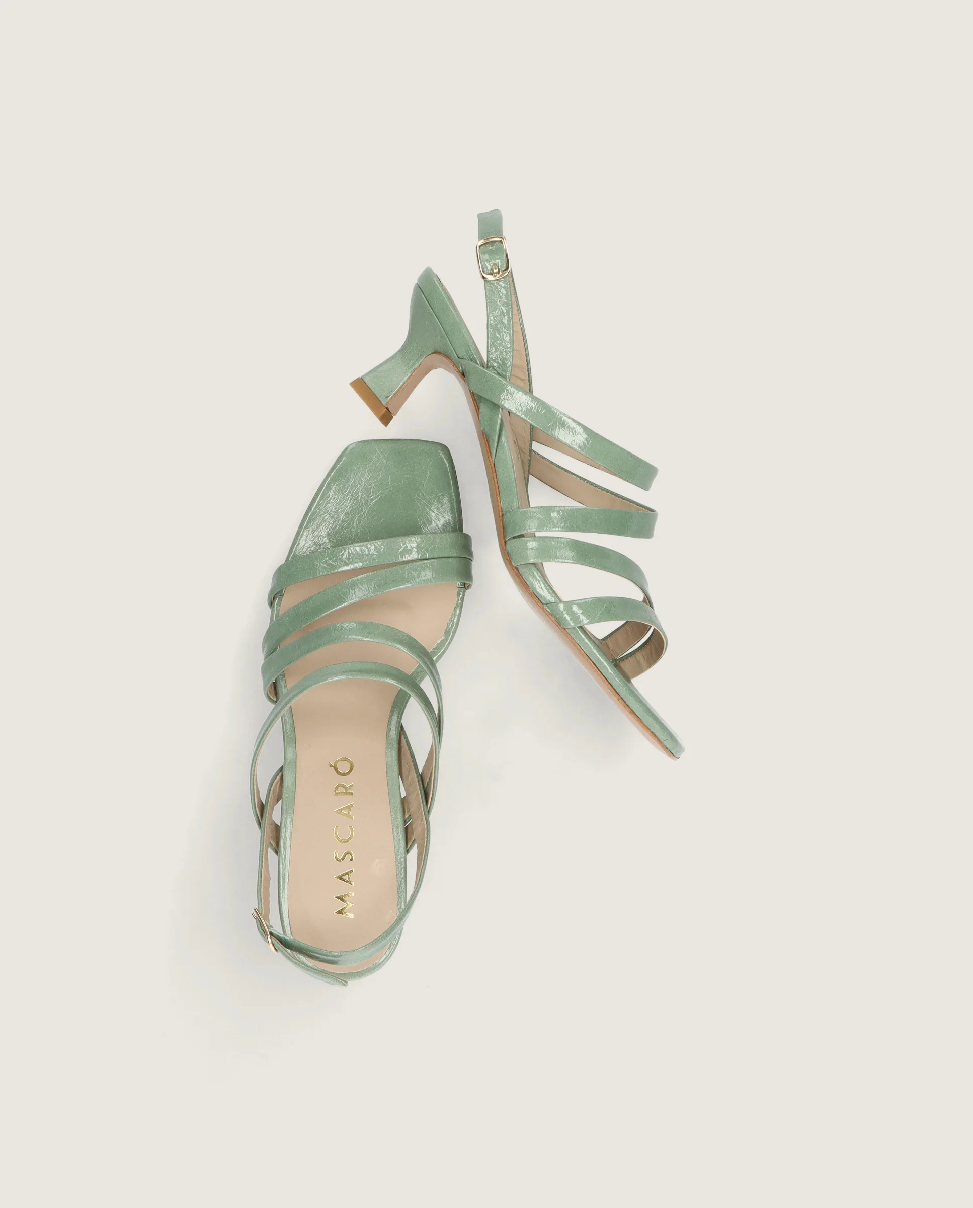 Sandalias Mandy Verdes Piel - Image 5